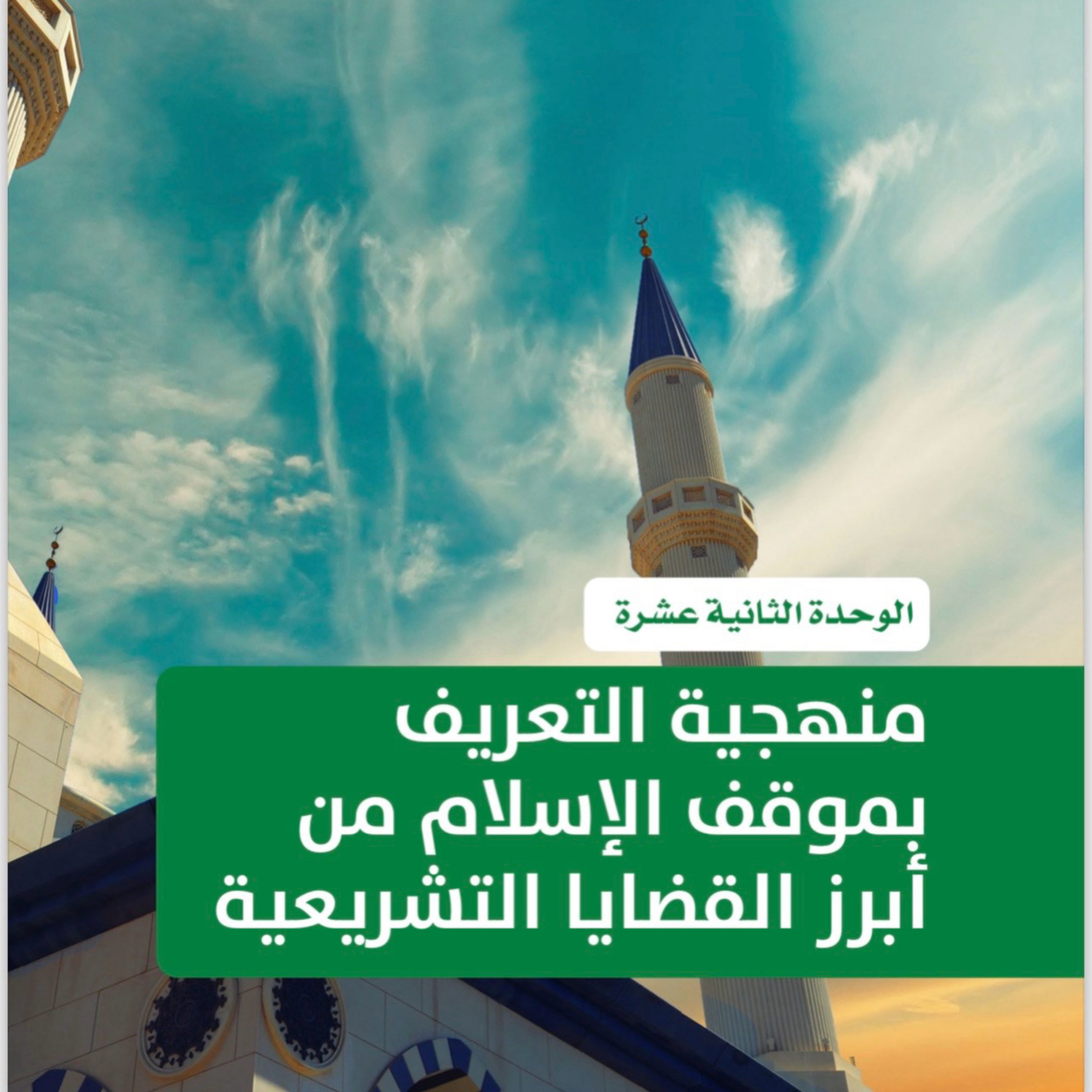 مهارات اكتشاف الصفات: منهجية التعريف بموقف الإسلام من ابرز القضايا التشريعية ١٢ episode artwork