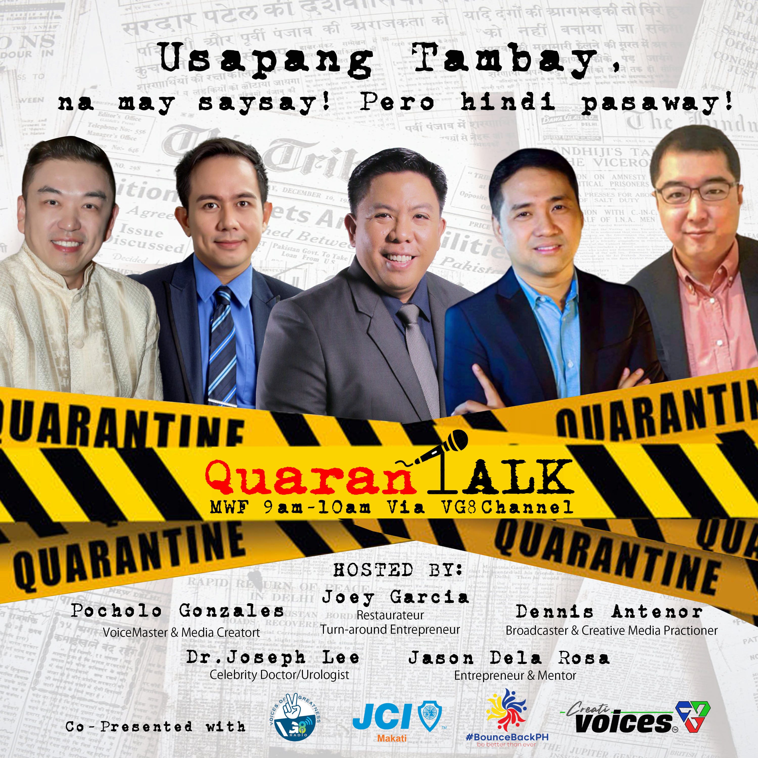 QuaranTalk Show: Usapang Tambay na may Saysay at Bawal ang Pasaway