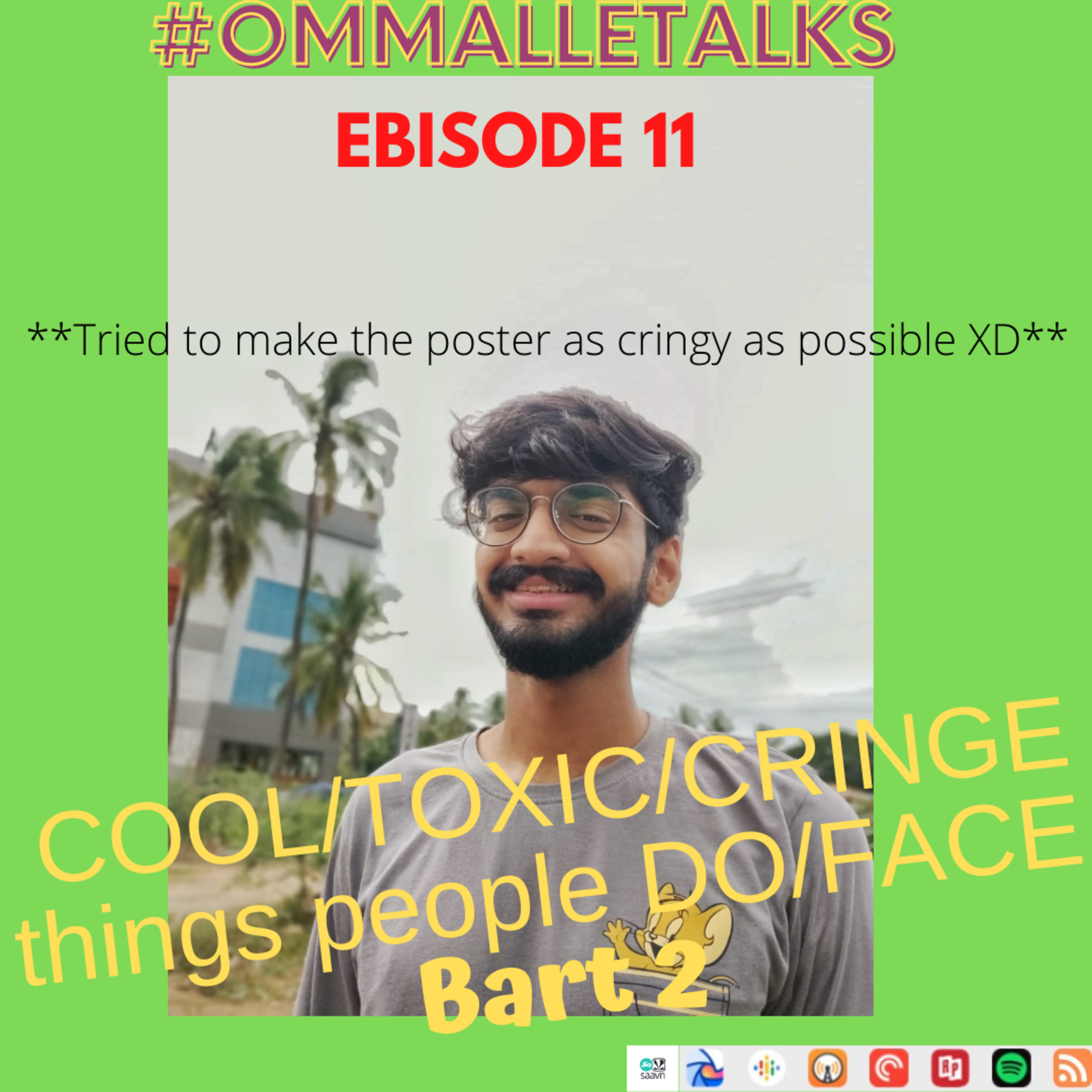 Cool/toxic things people face/do thinking it's cool. Bart 2 episode artwork