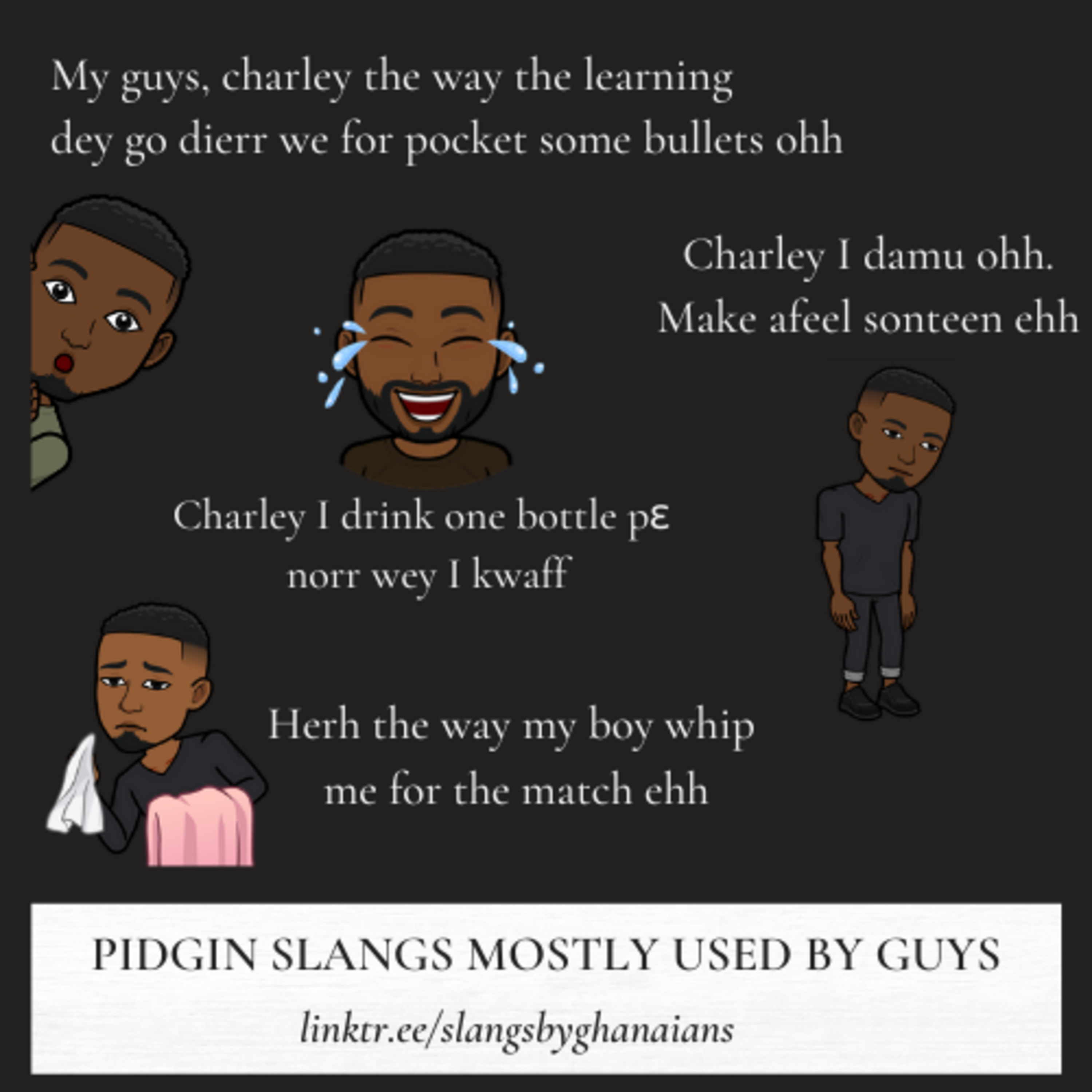 Slangs By Ghanaians on Jamit