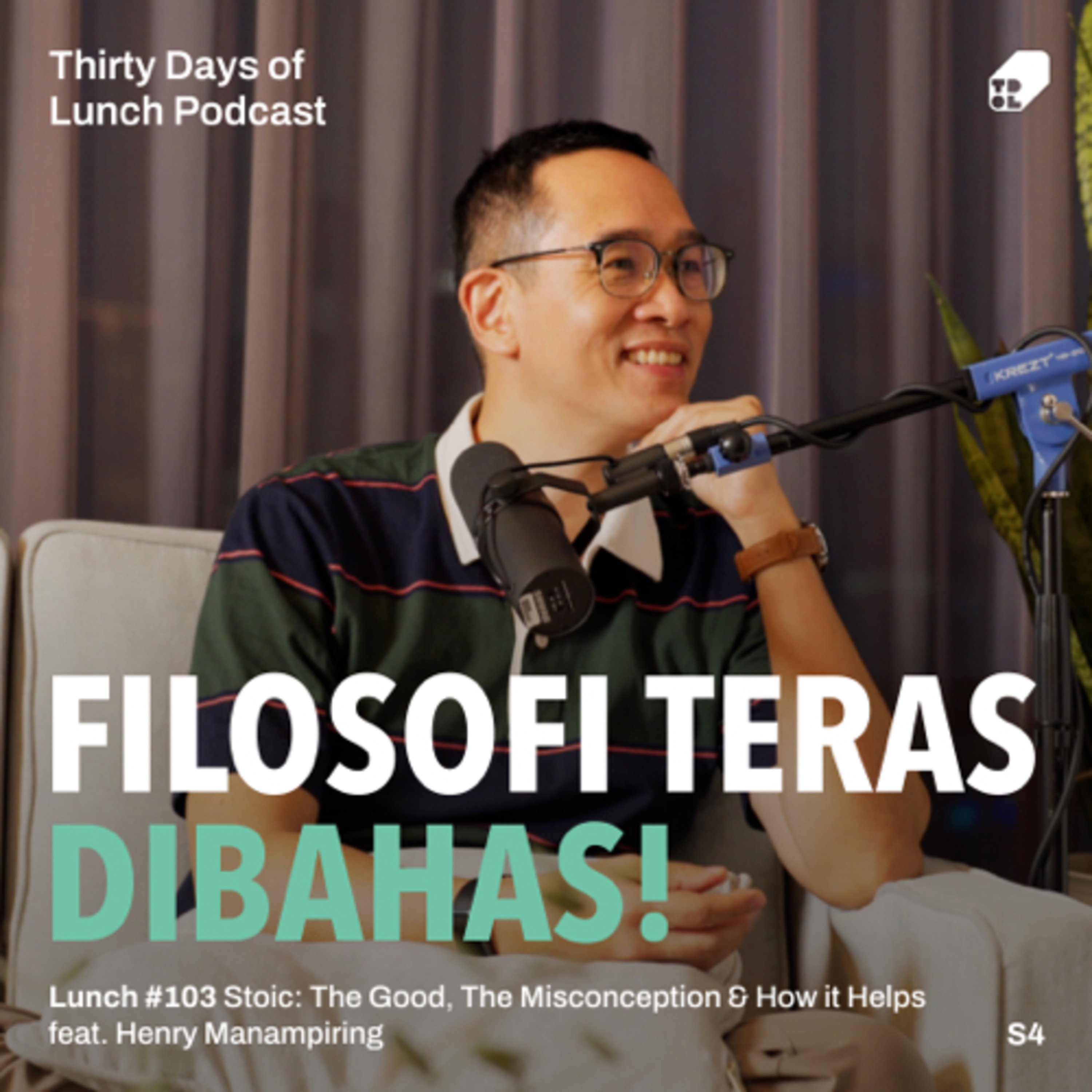 Lunch #103: Stoic: The Good, The Misconception & How it Helps feat. Henry Manampiring episode artwork