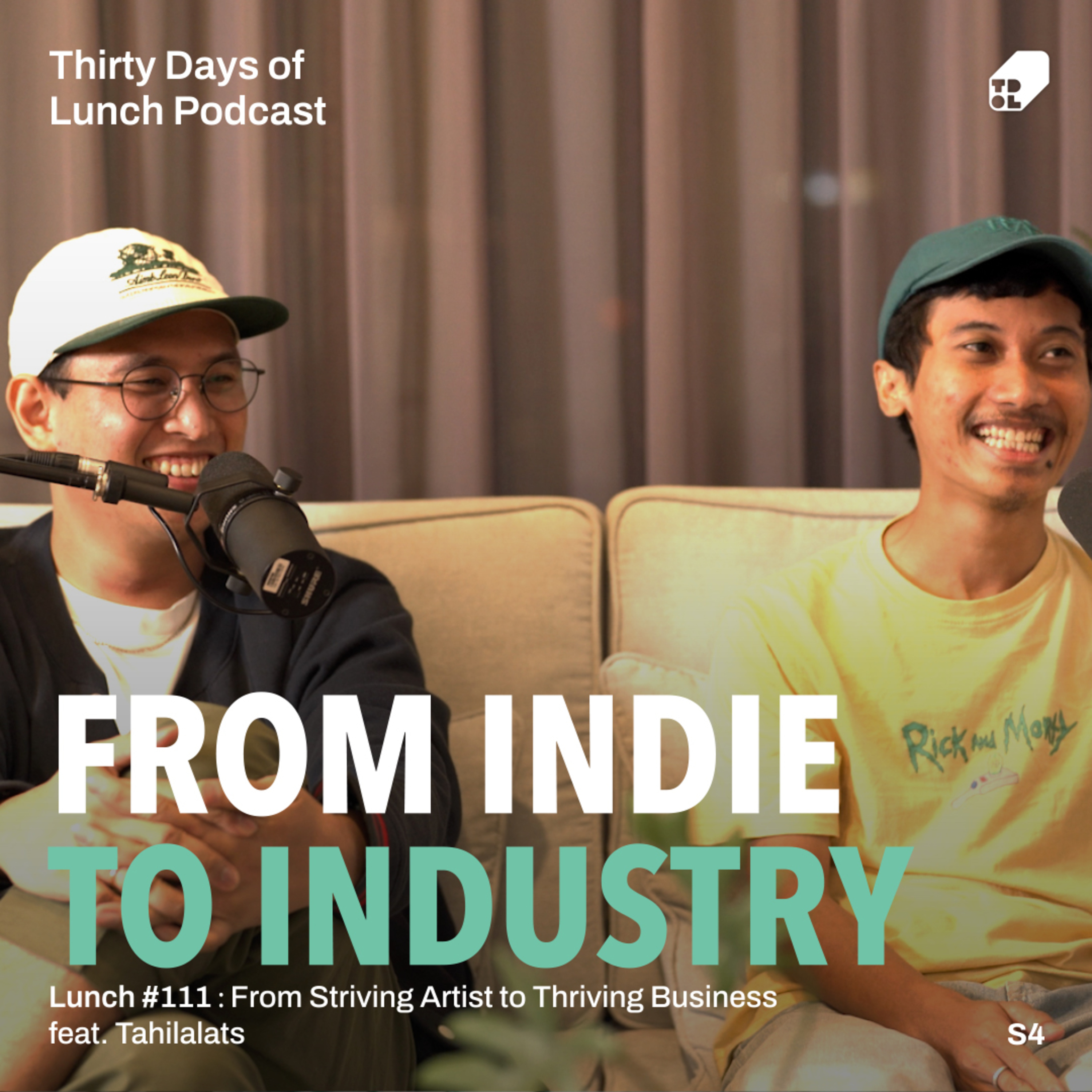 Lunch #111: From Striving Artist to Thriving Business feat. @lickpalik & @1_8ote from @Tahilalats episode artwork