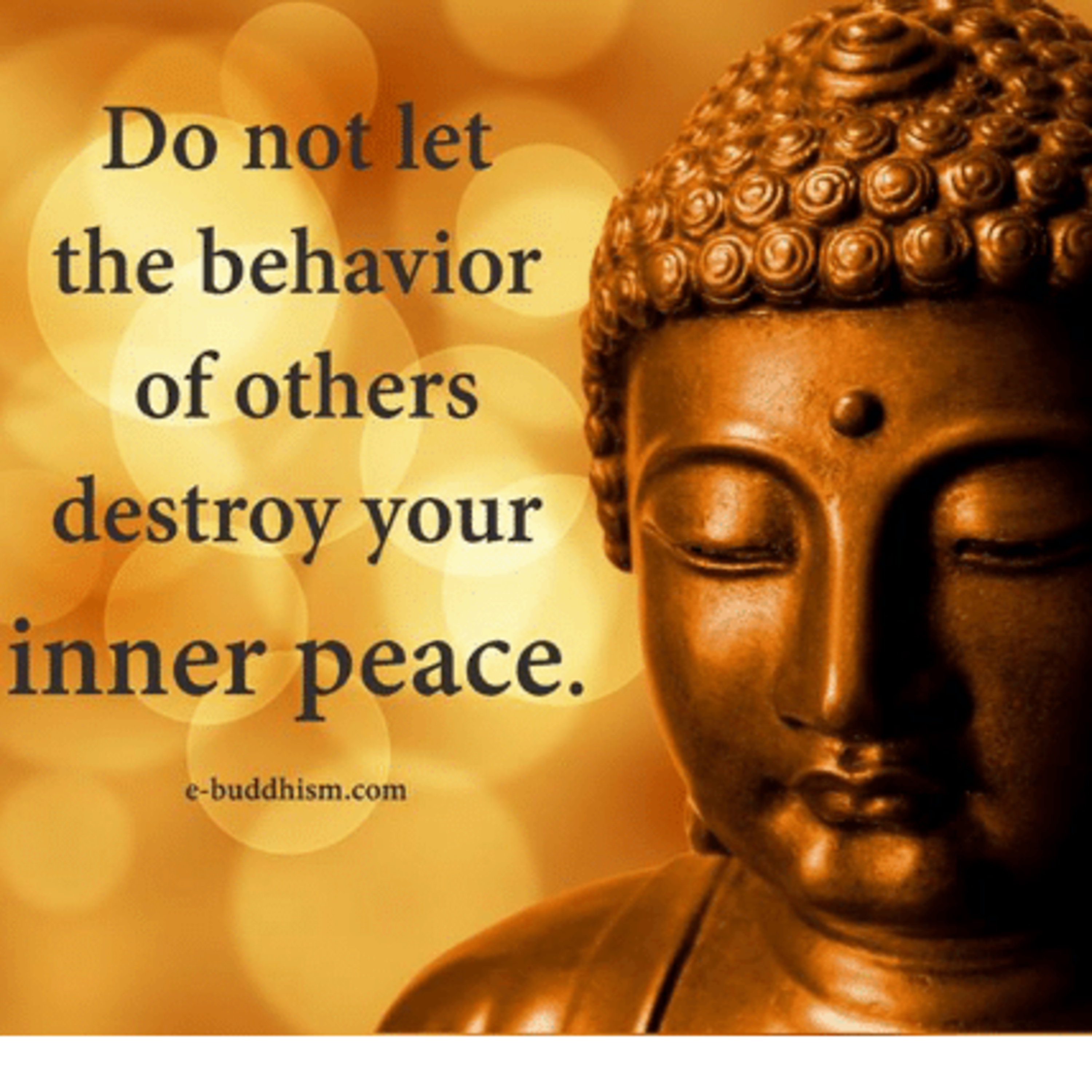 Do not let the behavior of others destroy your inner peace episode artwork