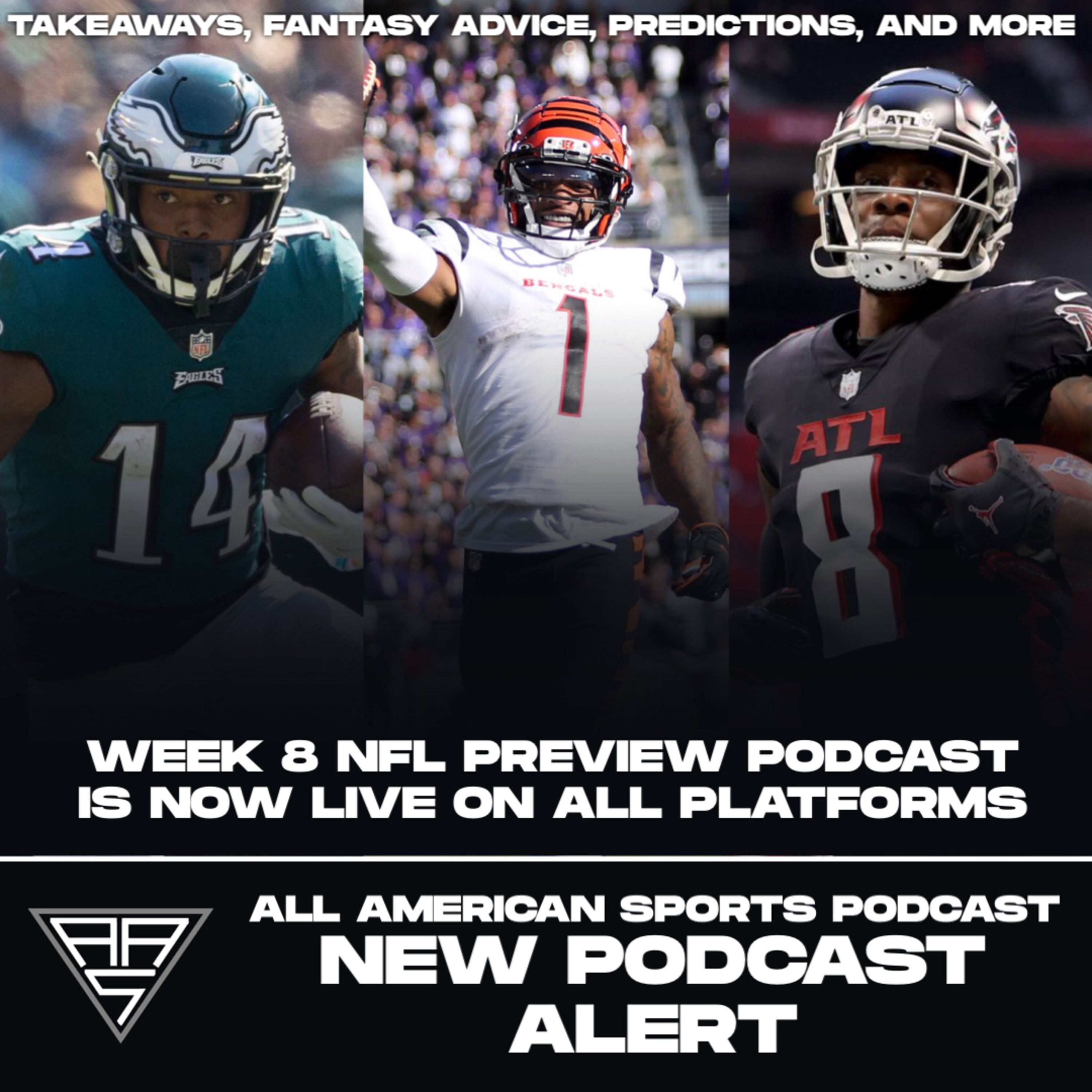 Week 8 NFL Preview episode artwork