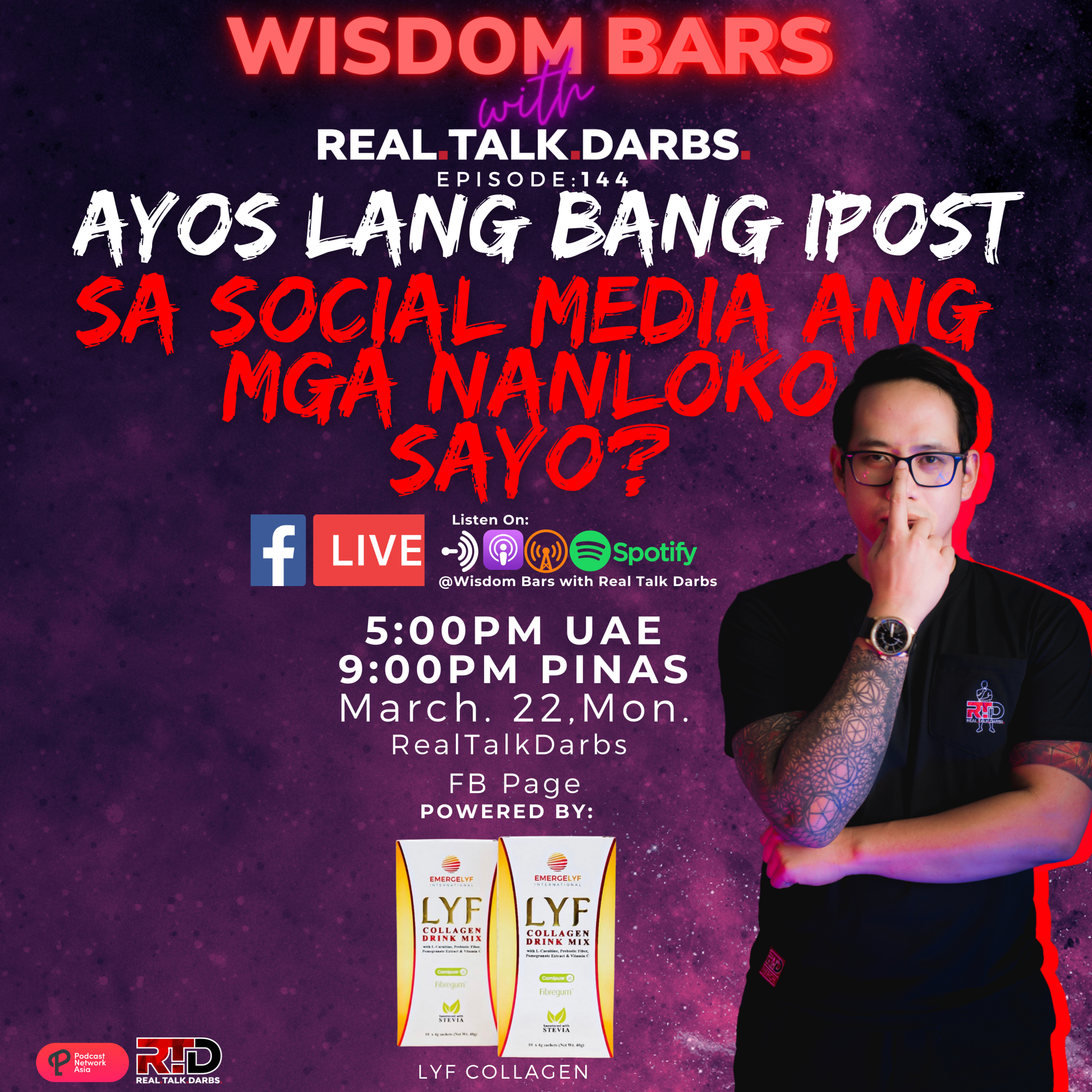 Wisdom Bars with Real Talk Darbs