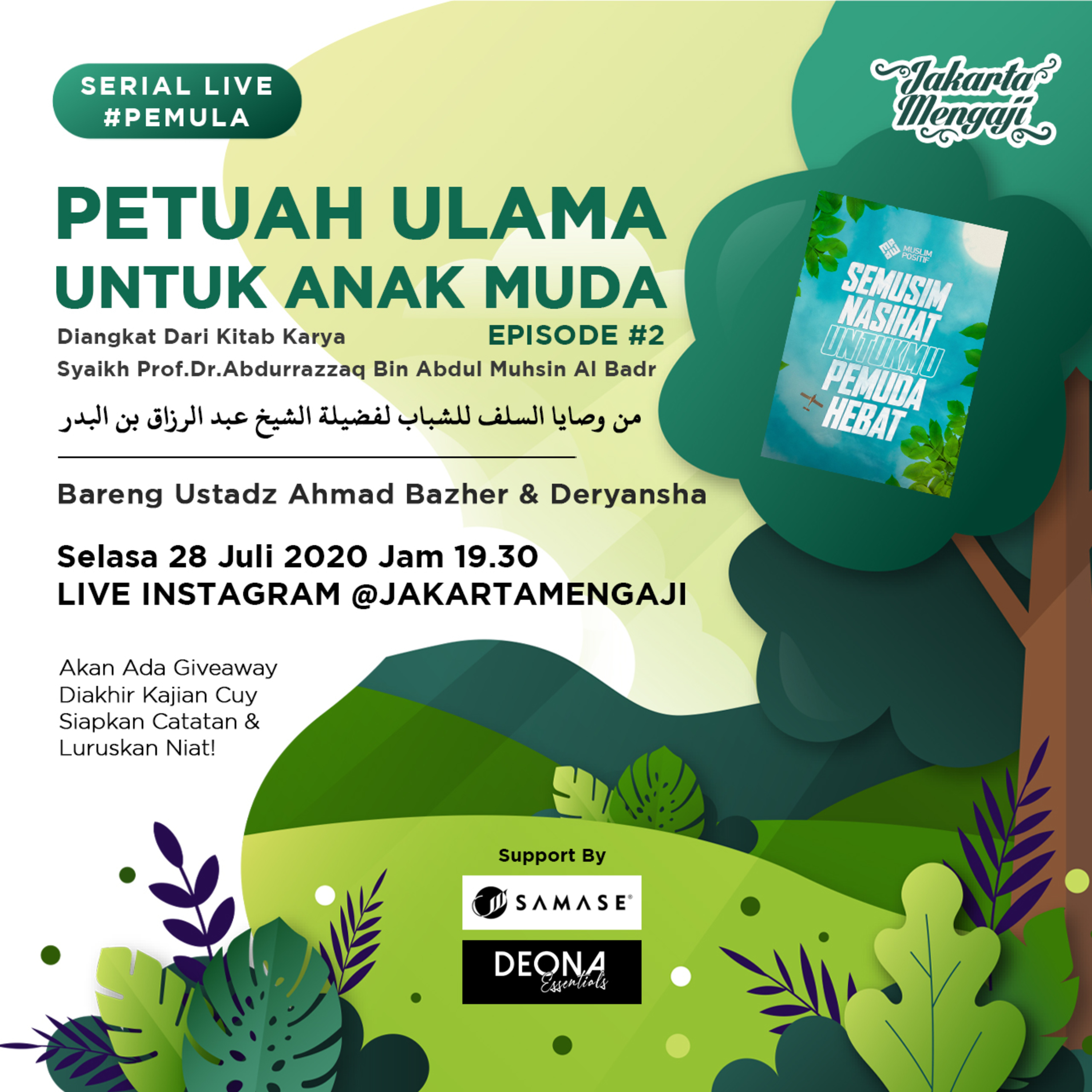 Kajian PEMULA Eps 2 - Ustadz Ahmad Bazher & Deryansha