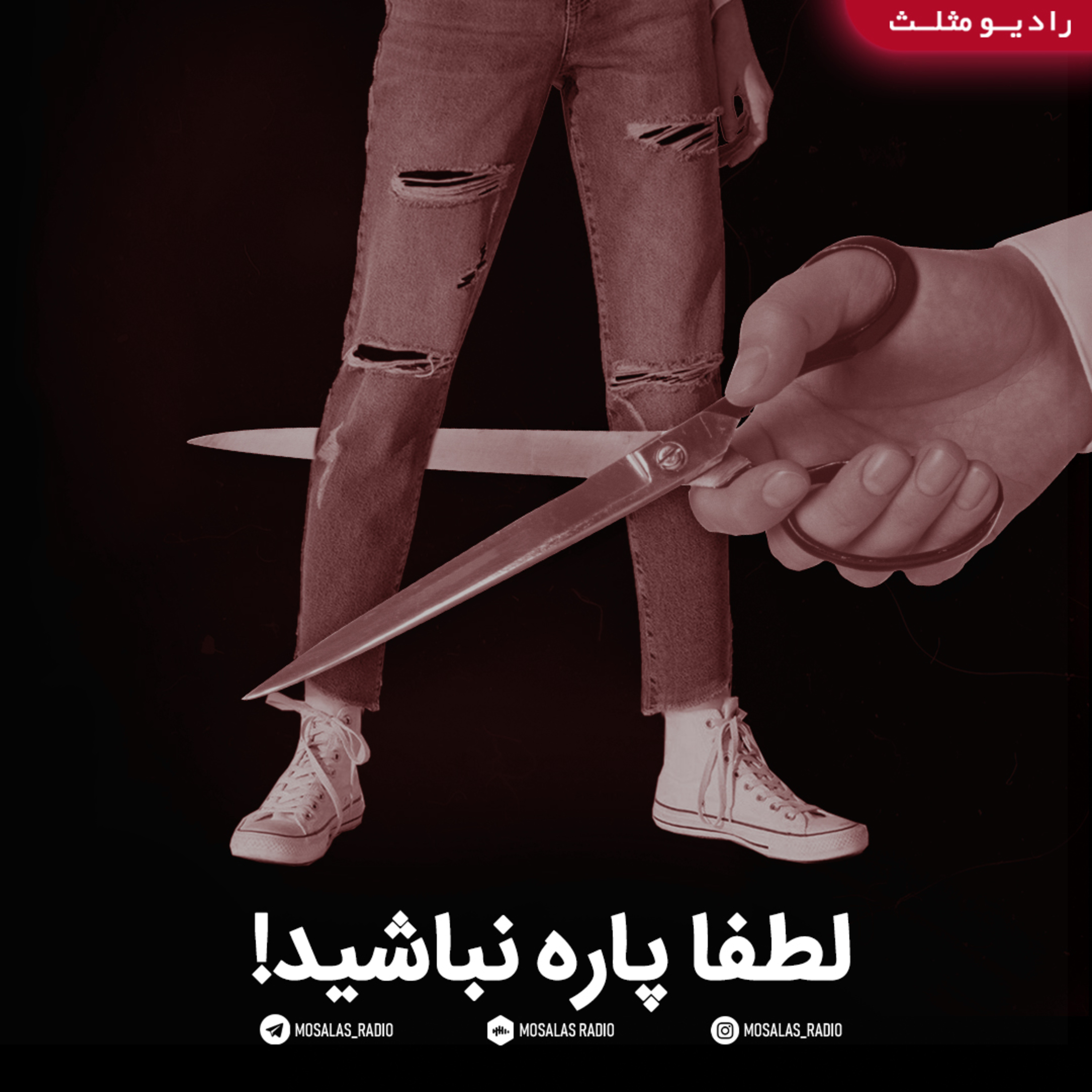 کاور طنز لطفا پاره نباشید