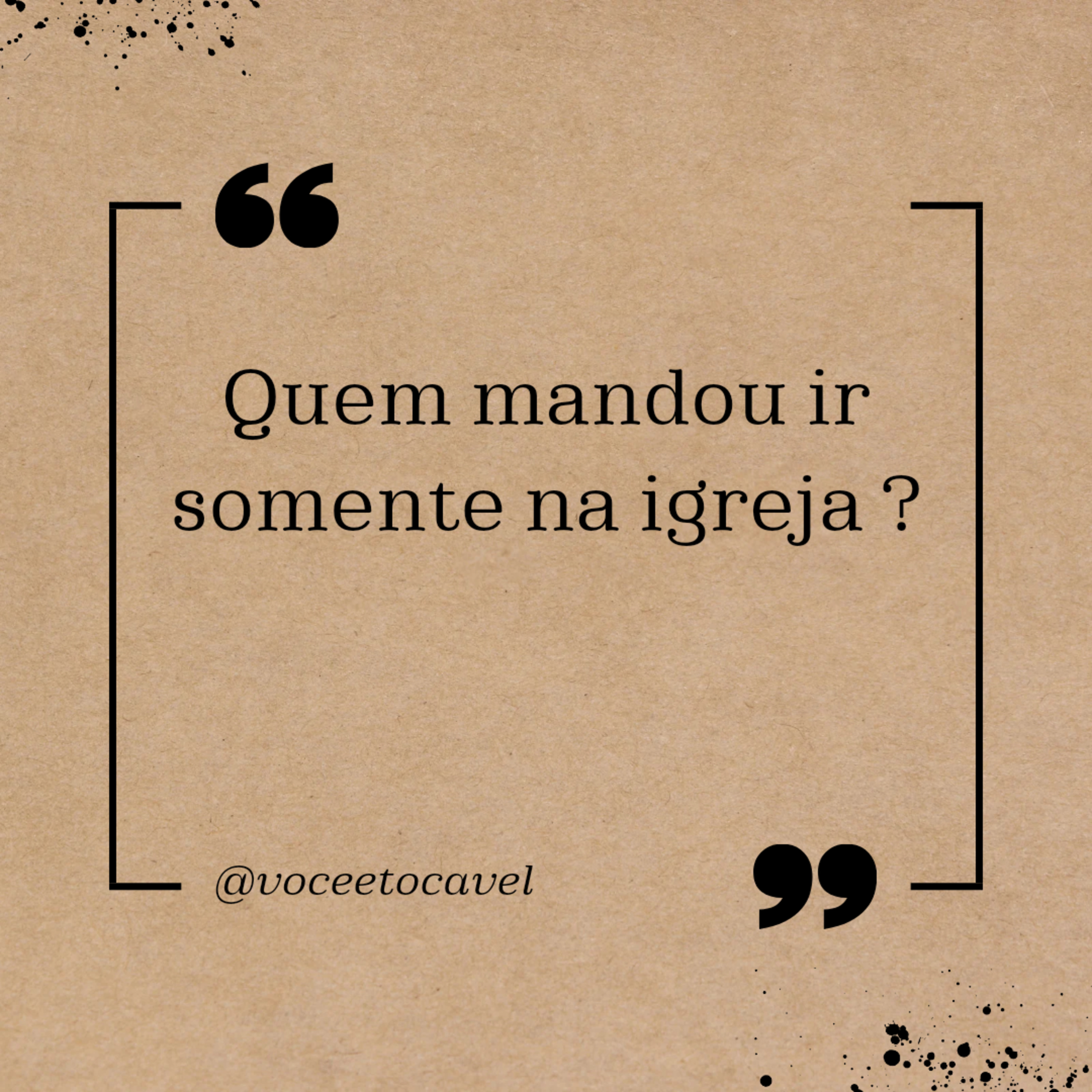 Você é Tocável