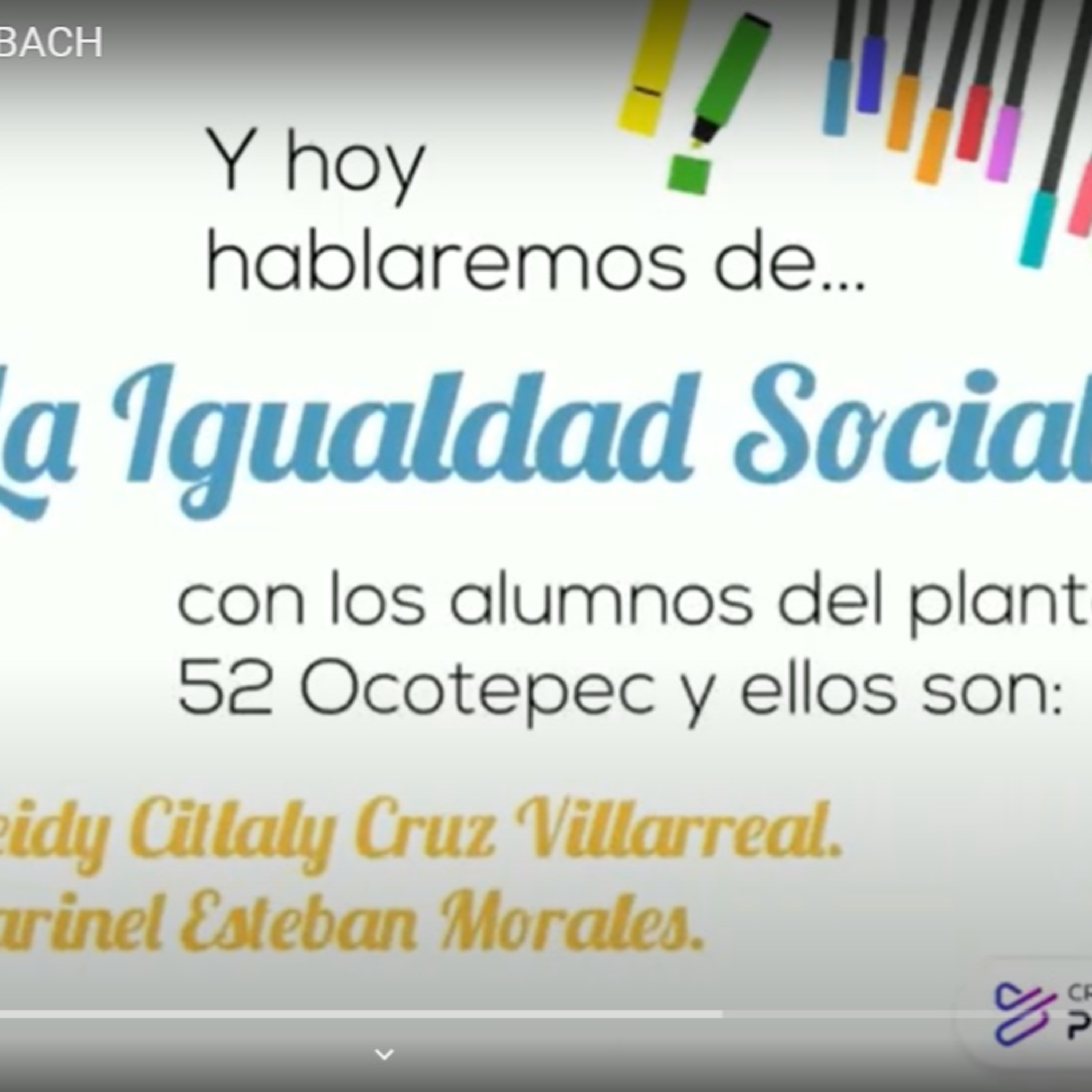 Yo forjo acciones para mi futuro (Cobach Depto. Orientación Escolar)