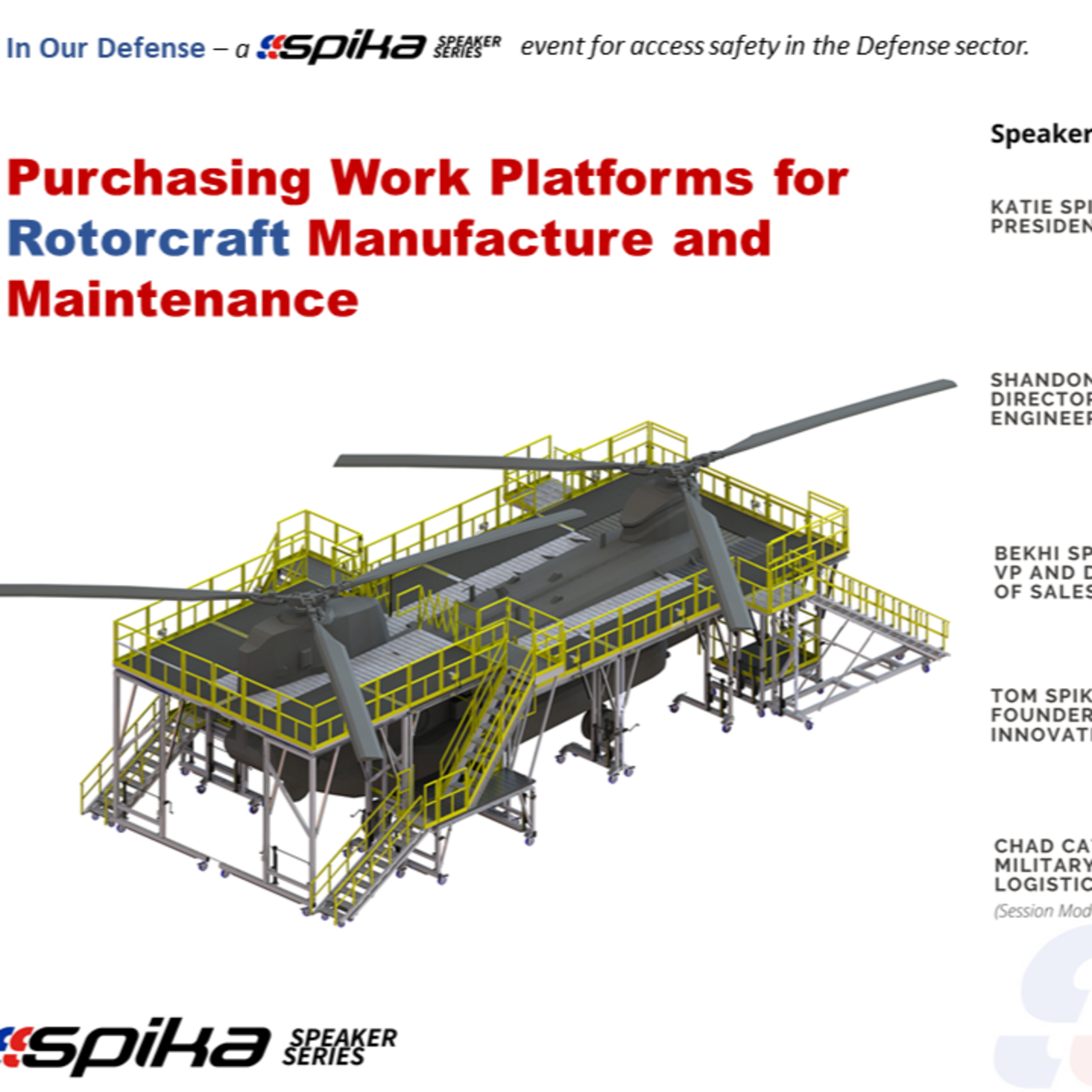Best Practices in Purchasing Work Platforms for Rotorcraft Manufacture and Maintenance - by SpikaMfg