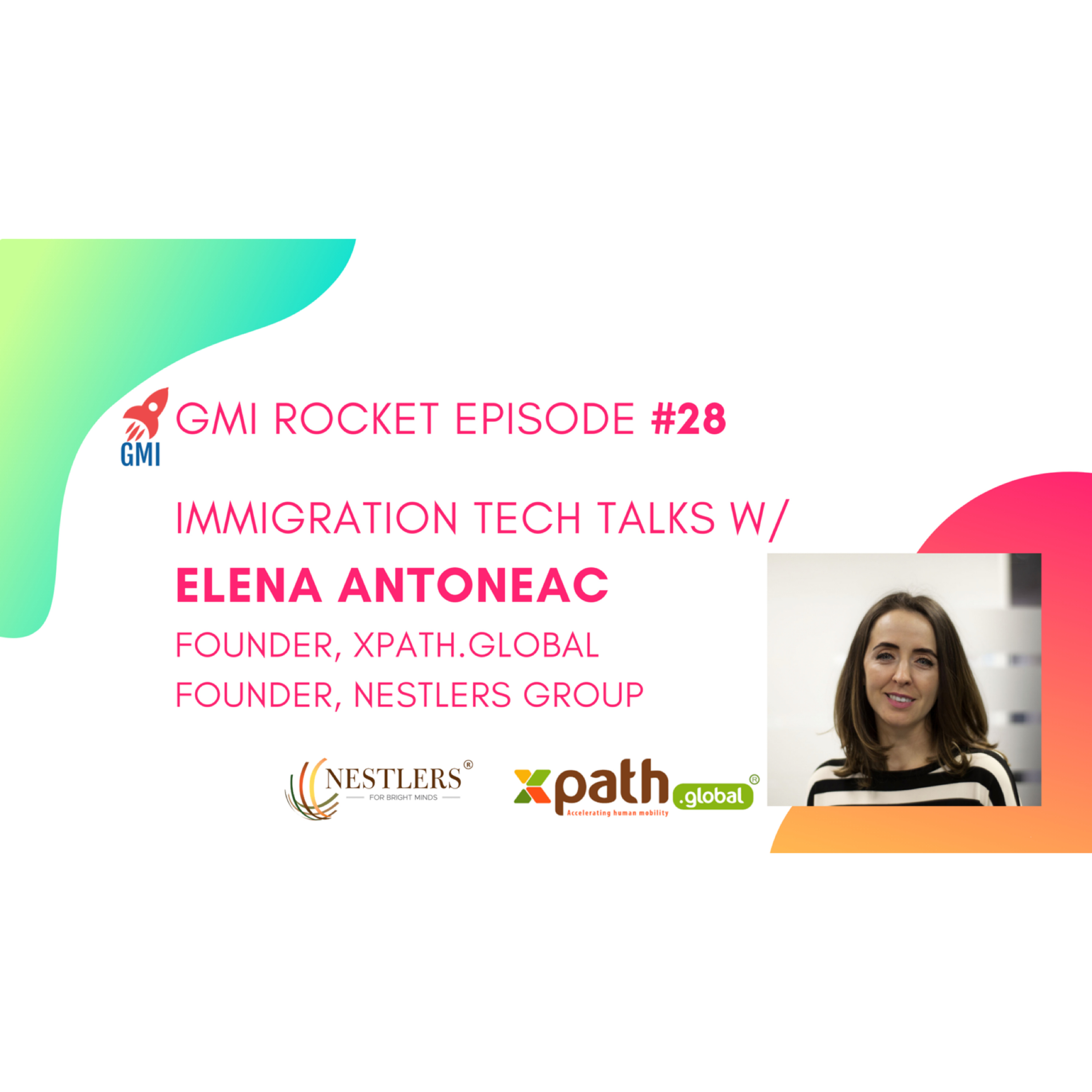 Elena Antoneac, Founder of xpath.global: building an online marketplace the global immigration  episode artwork
