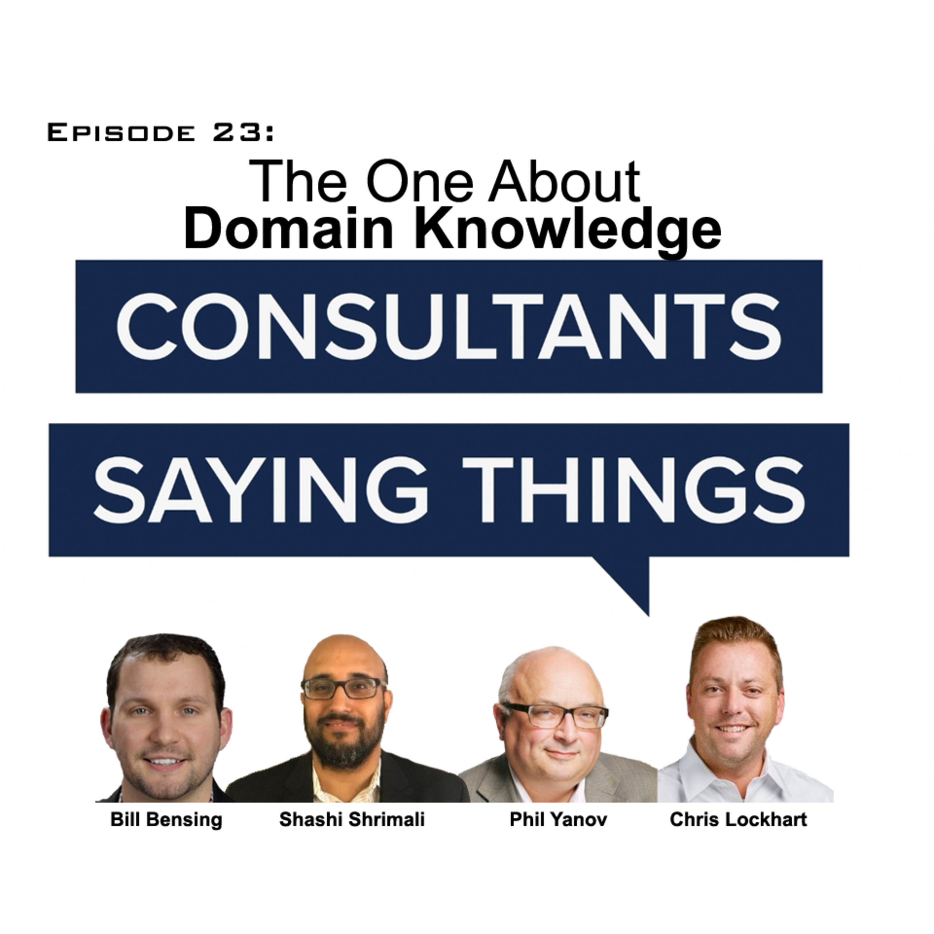 Consultants Saying Things