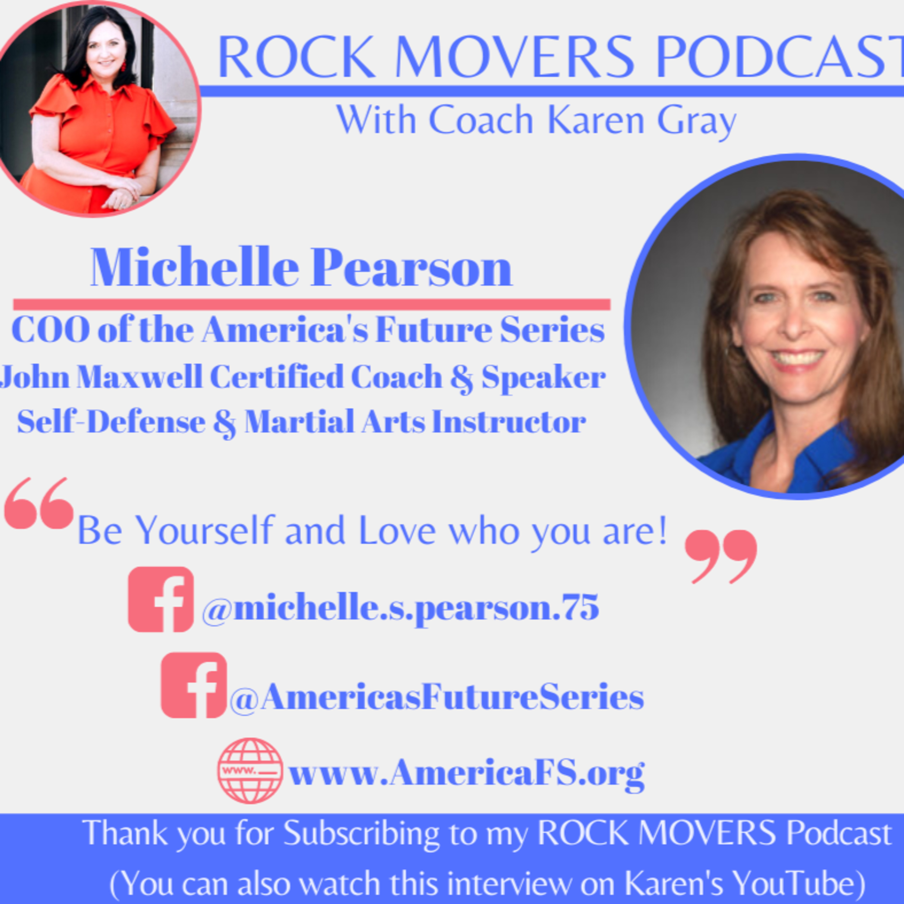 Moving Rocks with Michelle Pearson with Grace & Grit! "Be Yourself and Love Who You Are!"