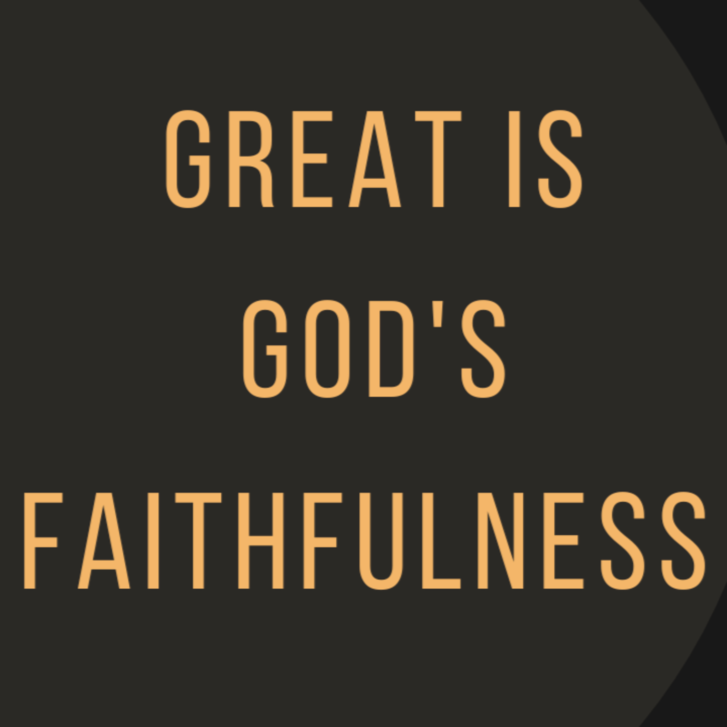 Great is God's Faithfulness episode artwork