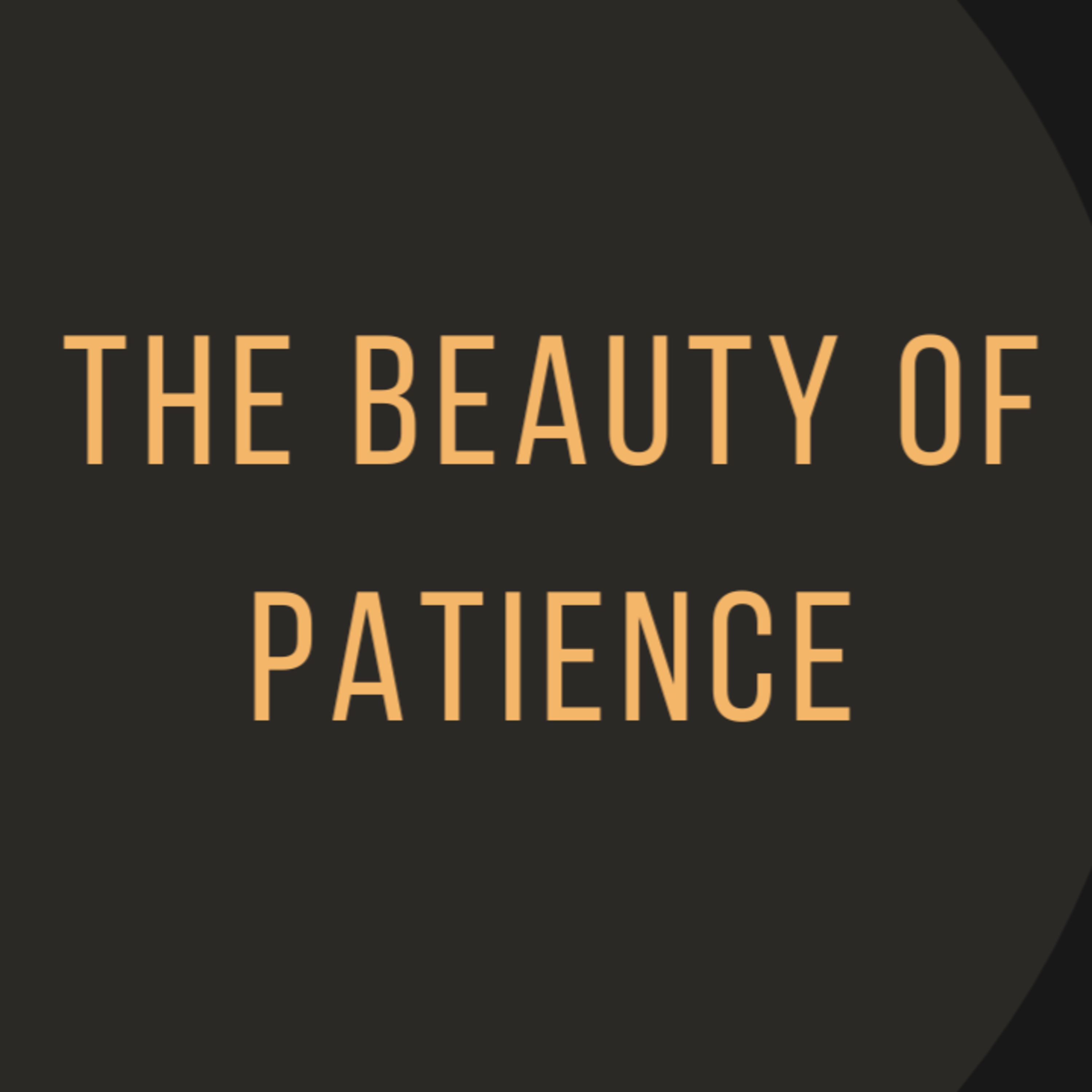 The Beauty of Patience episode artwork