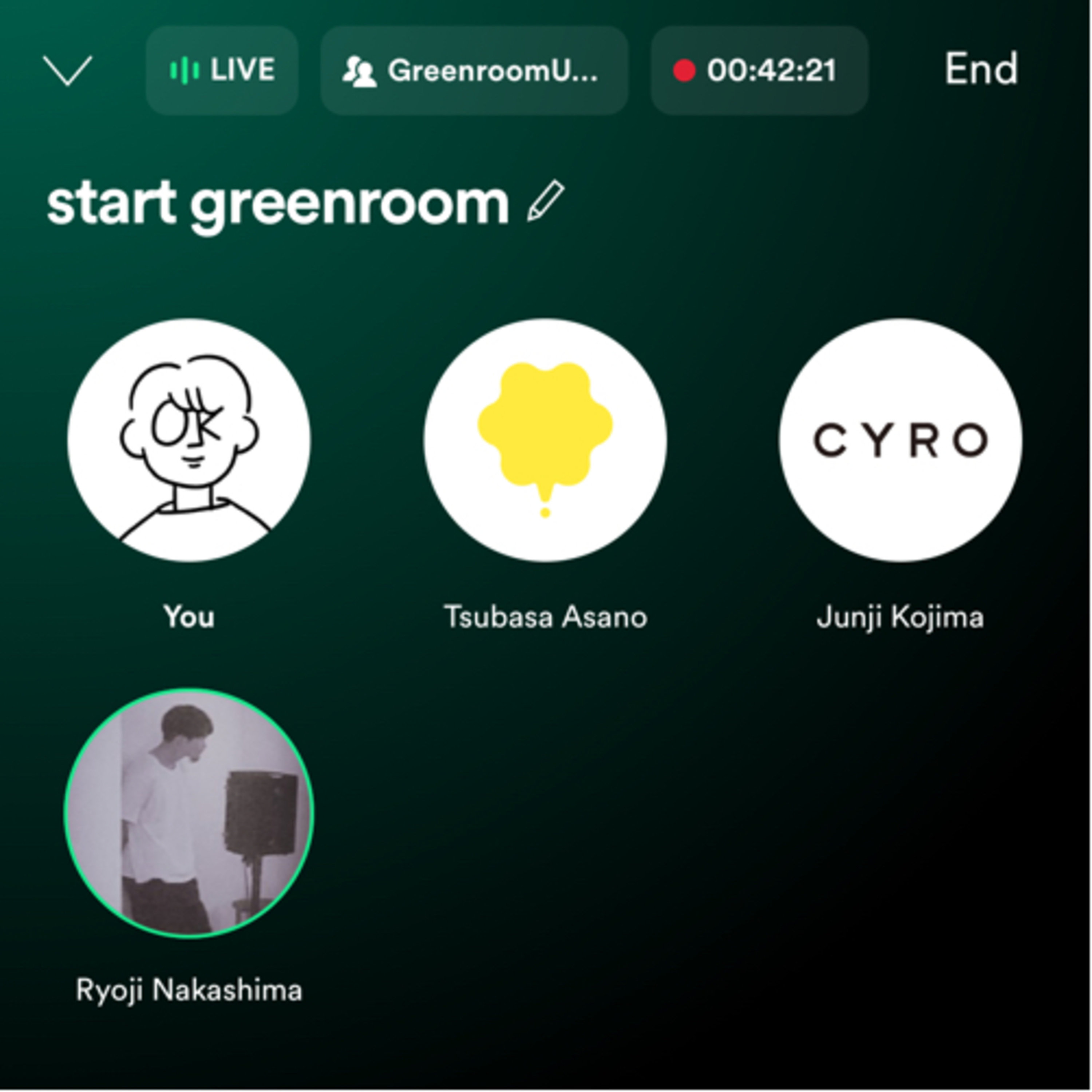 #126 新サービス Greenroom で配信/収録してみました episode artwork