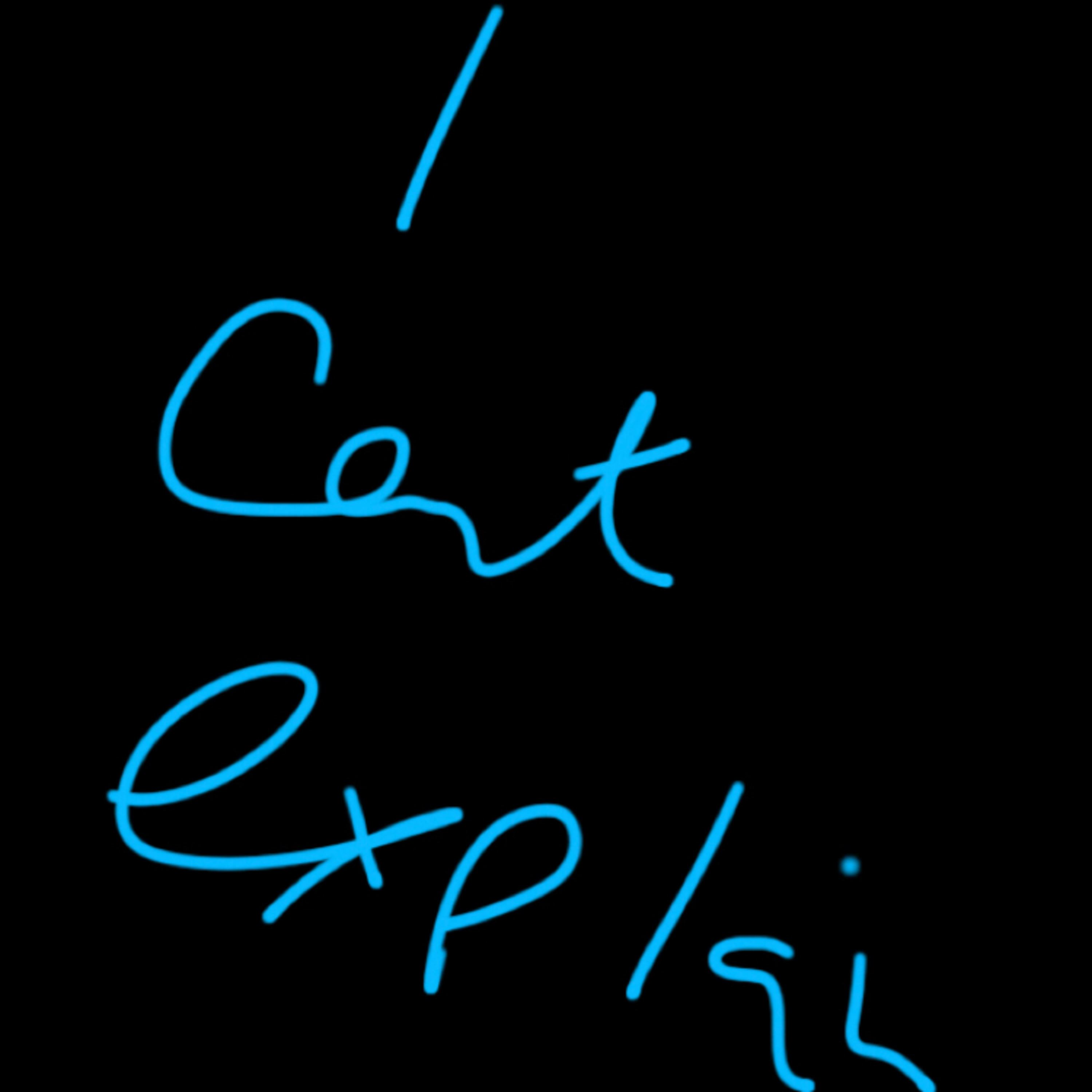 ‘ I can’t explain’