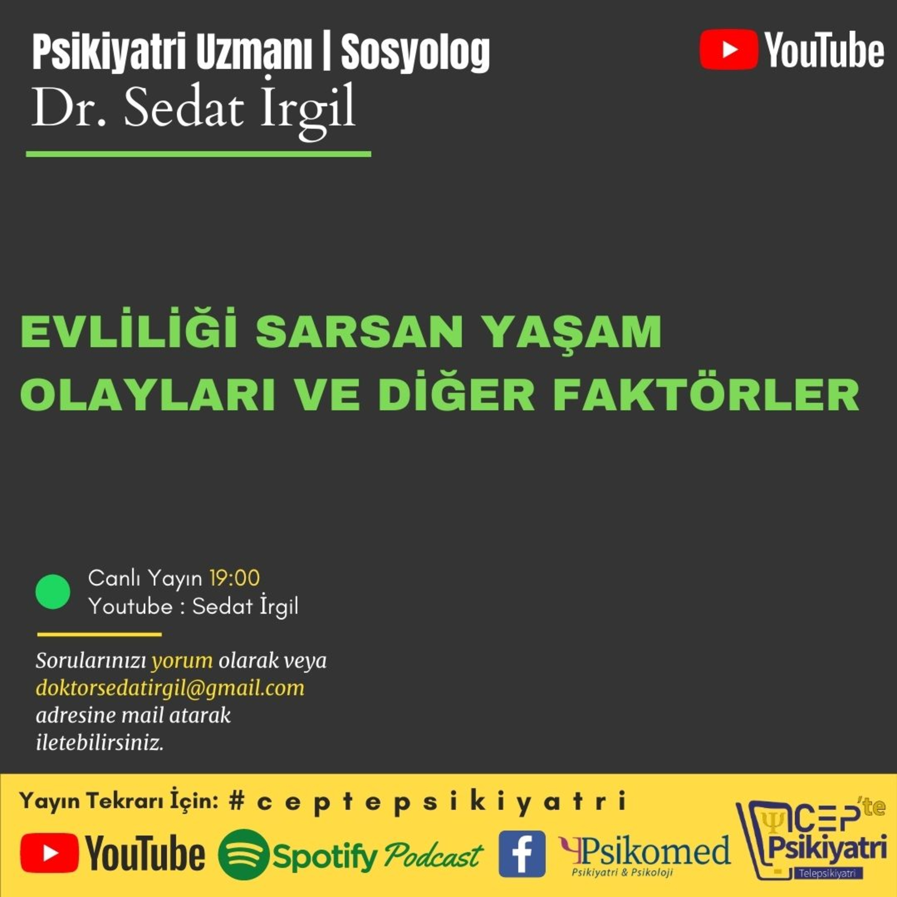 CEPTE PSİKİYATRİ