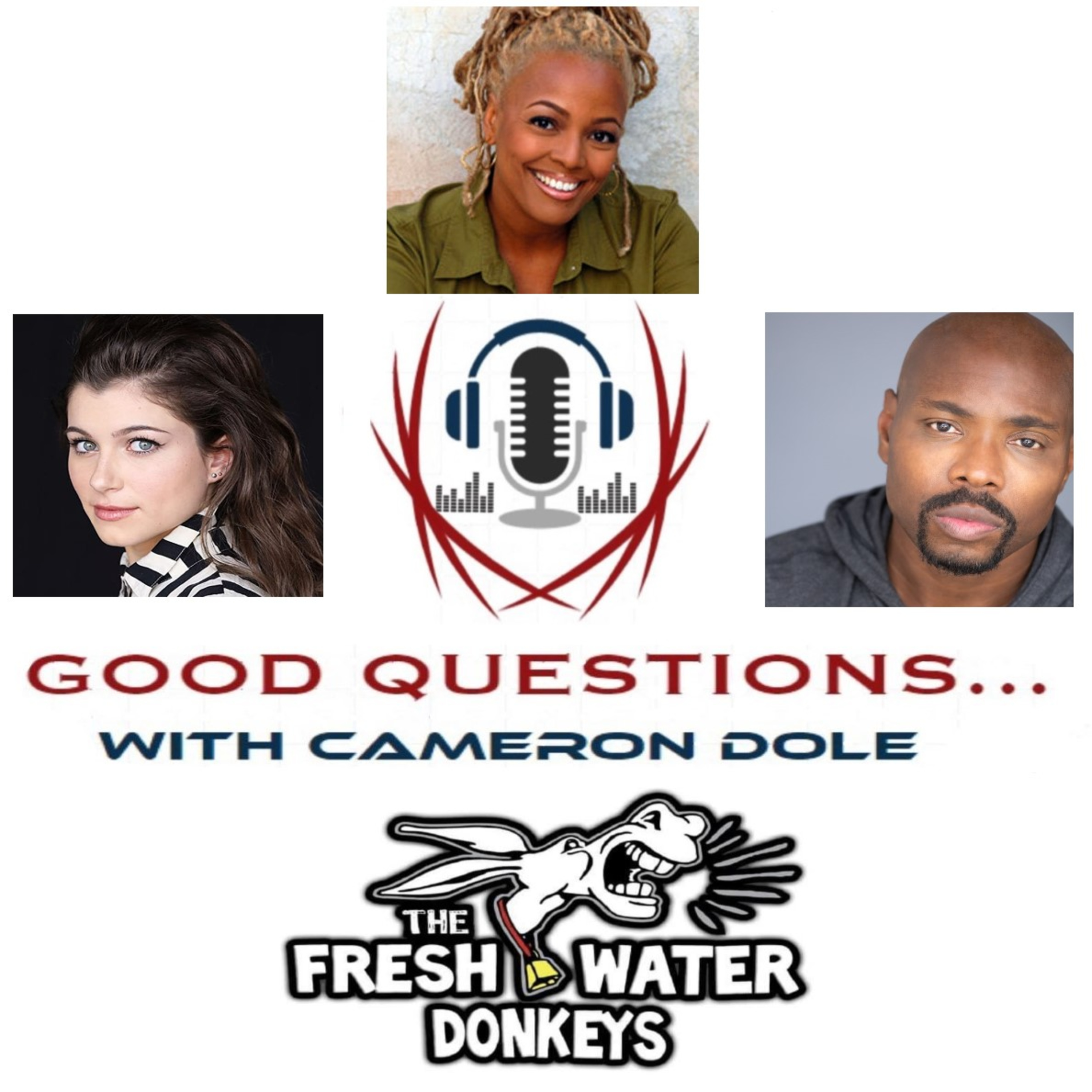 Episode 45: Kennedy Tucker, Kim Fields and Page Kennedy, and Shawn Gomez of the Freshwater Donkeys episode artwork