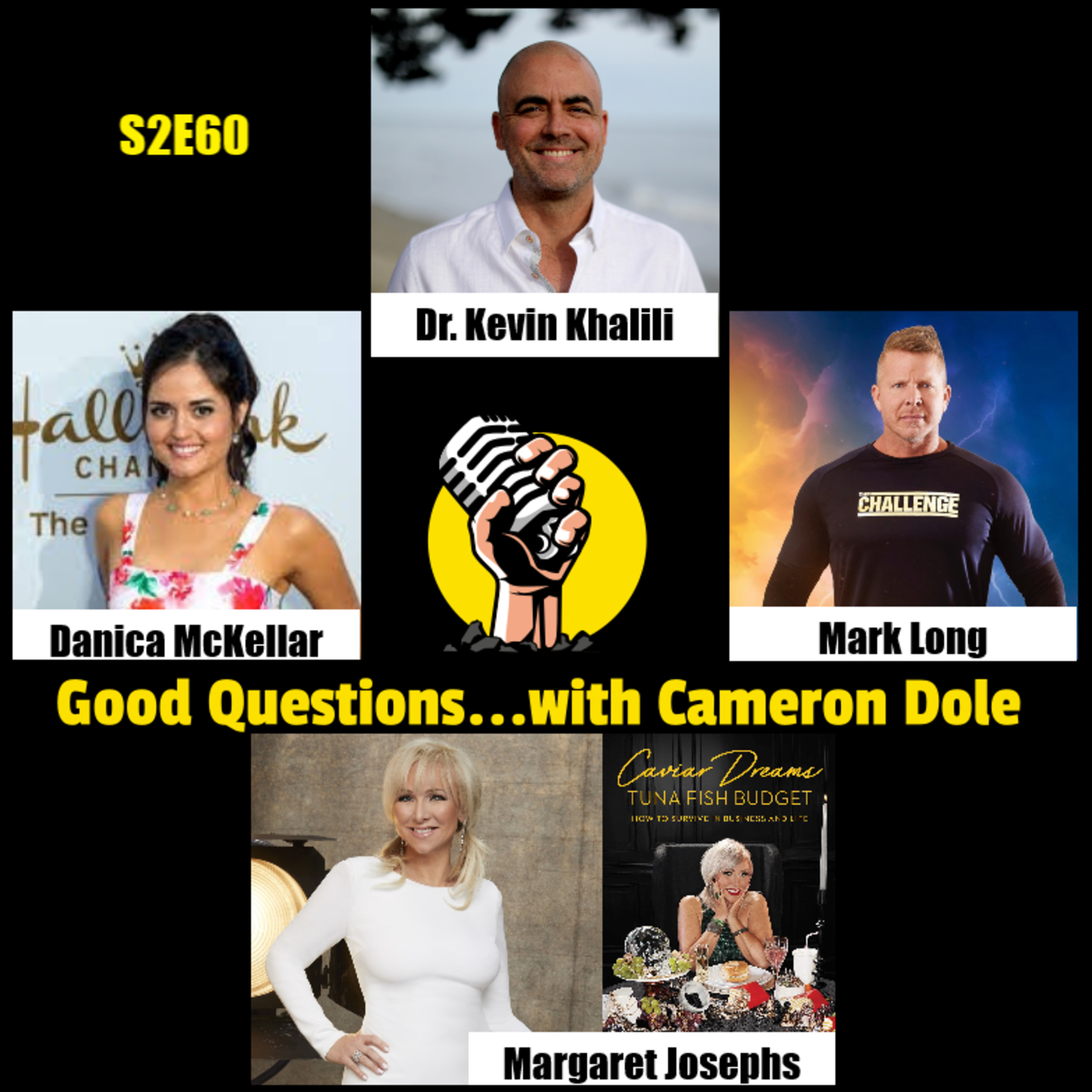 S2E60 - Dr. Kevin Khalili, Danica McKellar, Mark Long, and Margaret Josephs episode artwork