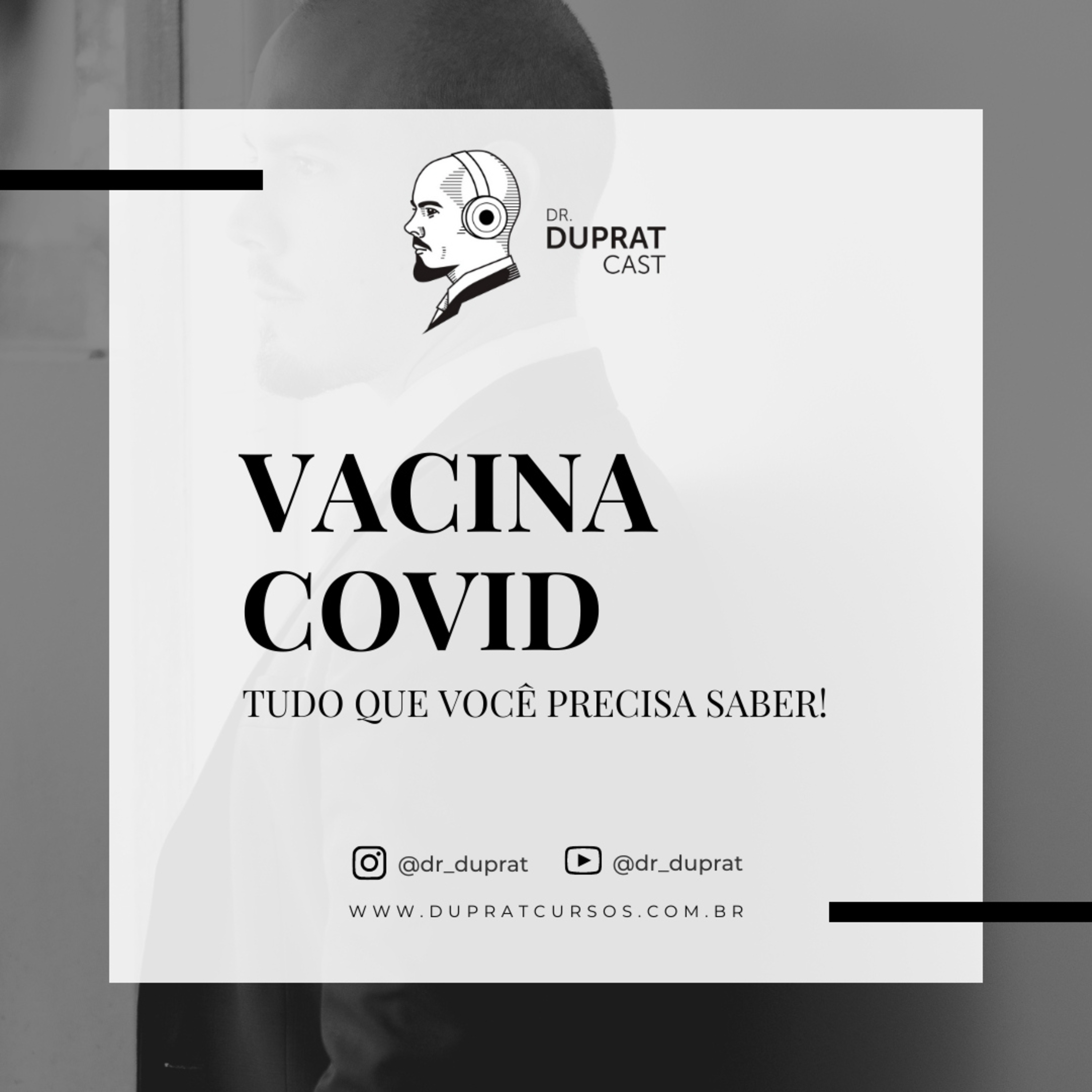 Tudo sobre as Vacinas do Covid-19: Como surgiram, riscos, tipos, o que sabemos até agora? #135 episode artwork