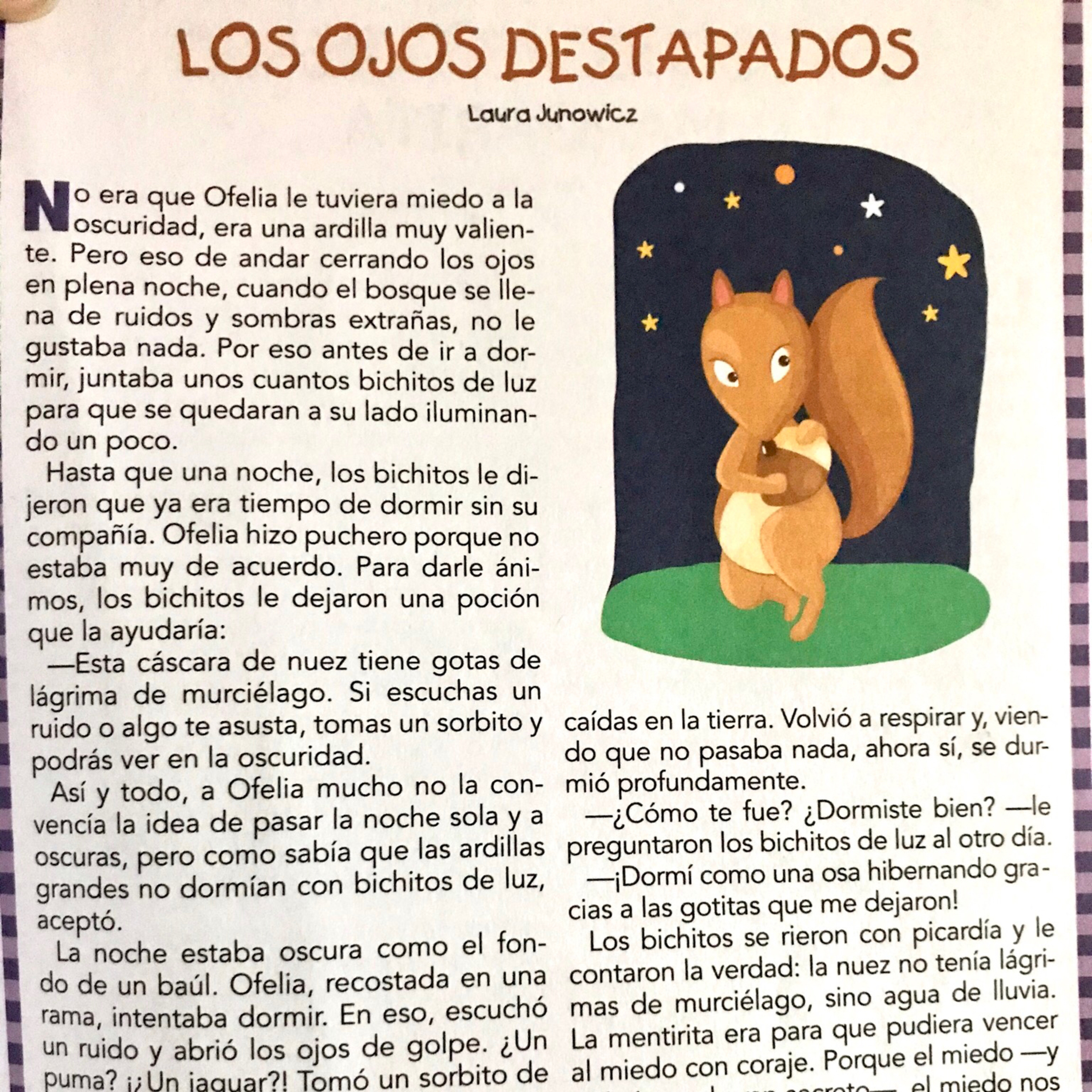 Cuento: Los ojos destapados