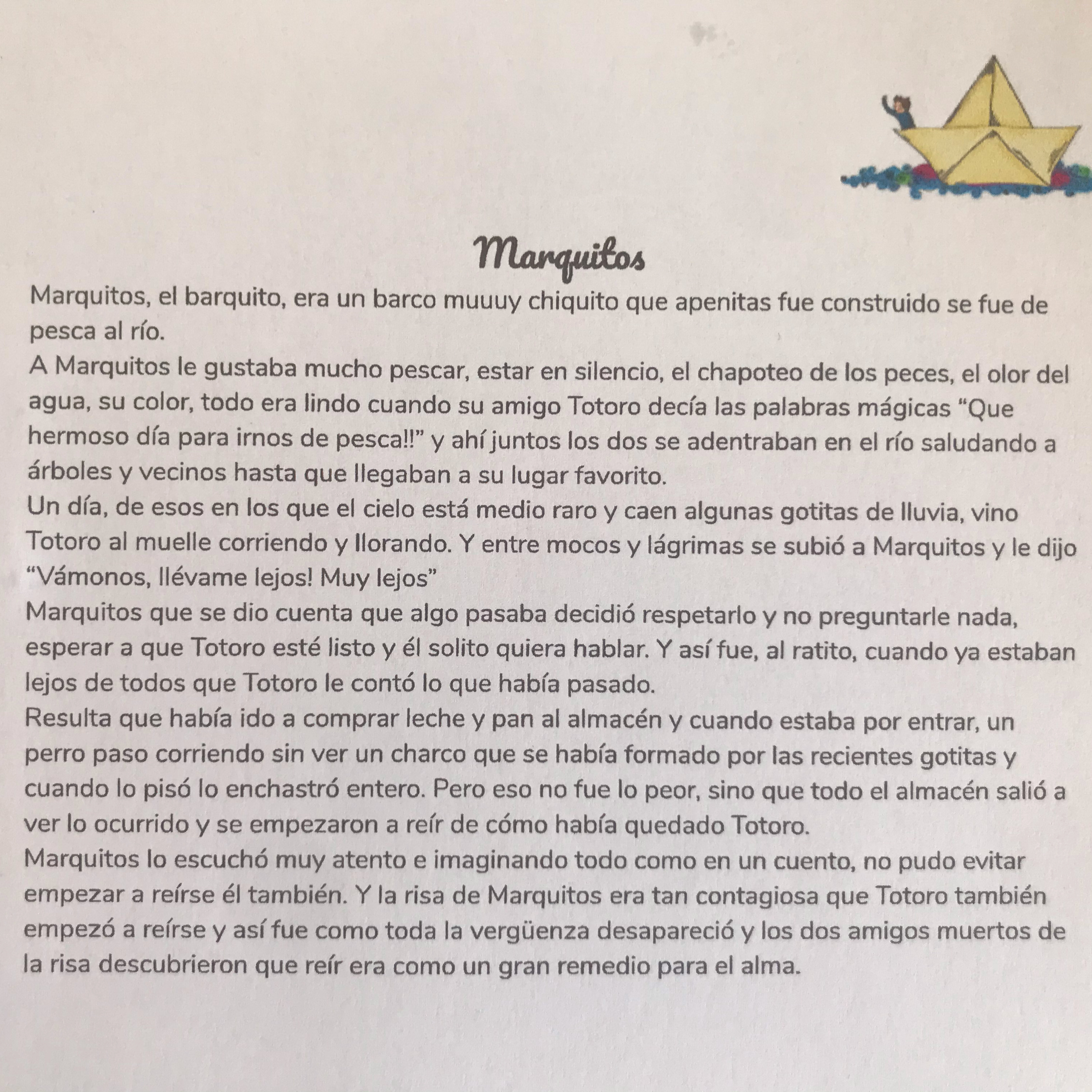 Un cuento mío: Marquitos