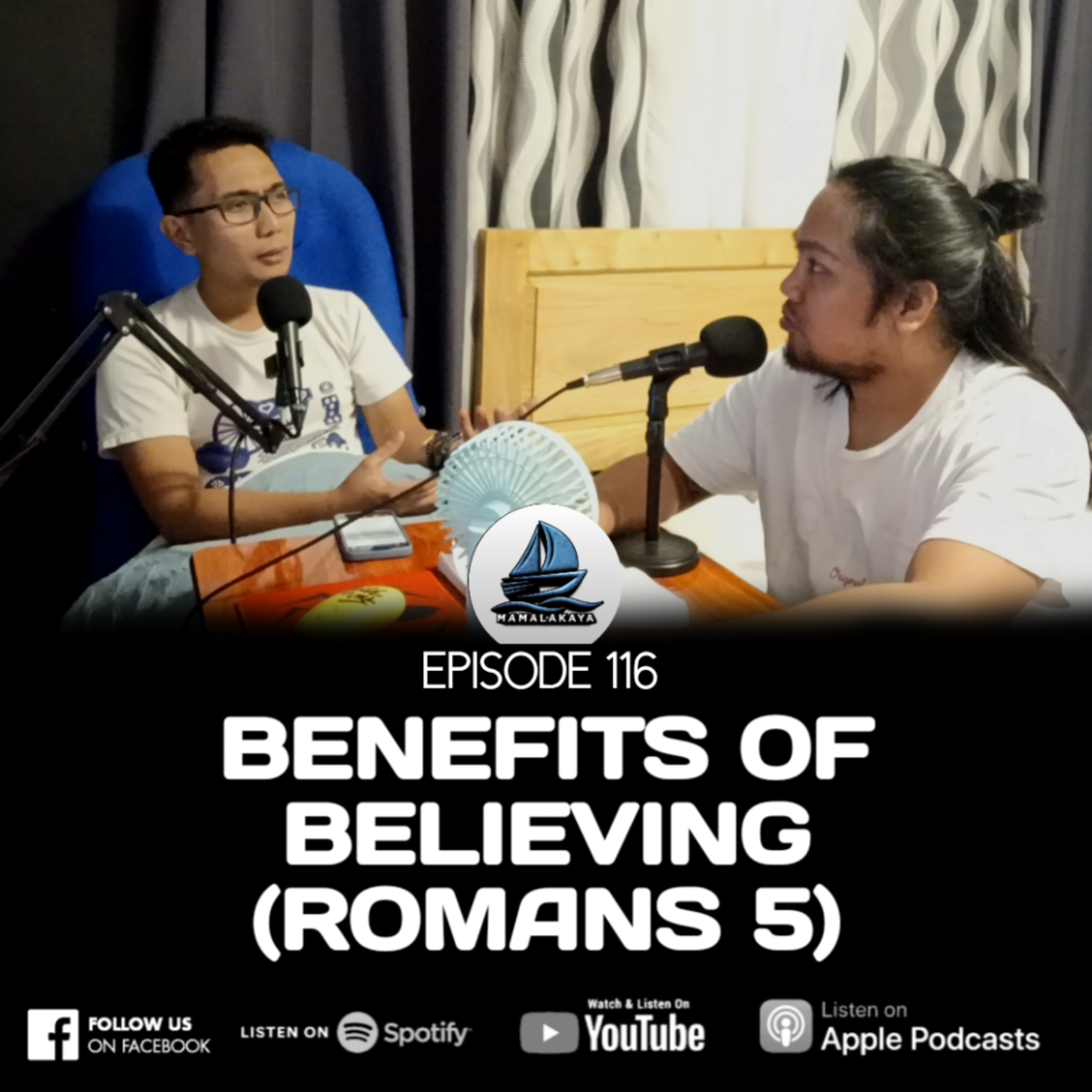 116. BENEFITS OF BELIEVING (ROMANS 5) episode artwork