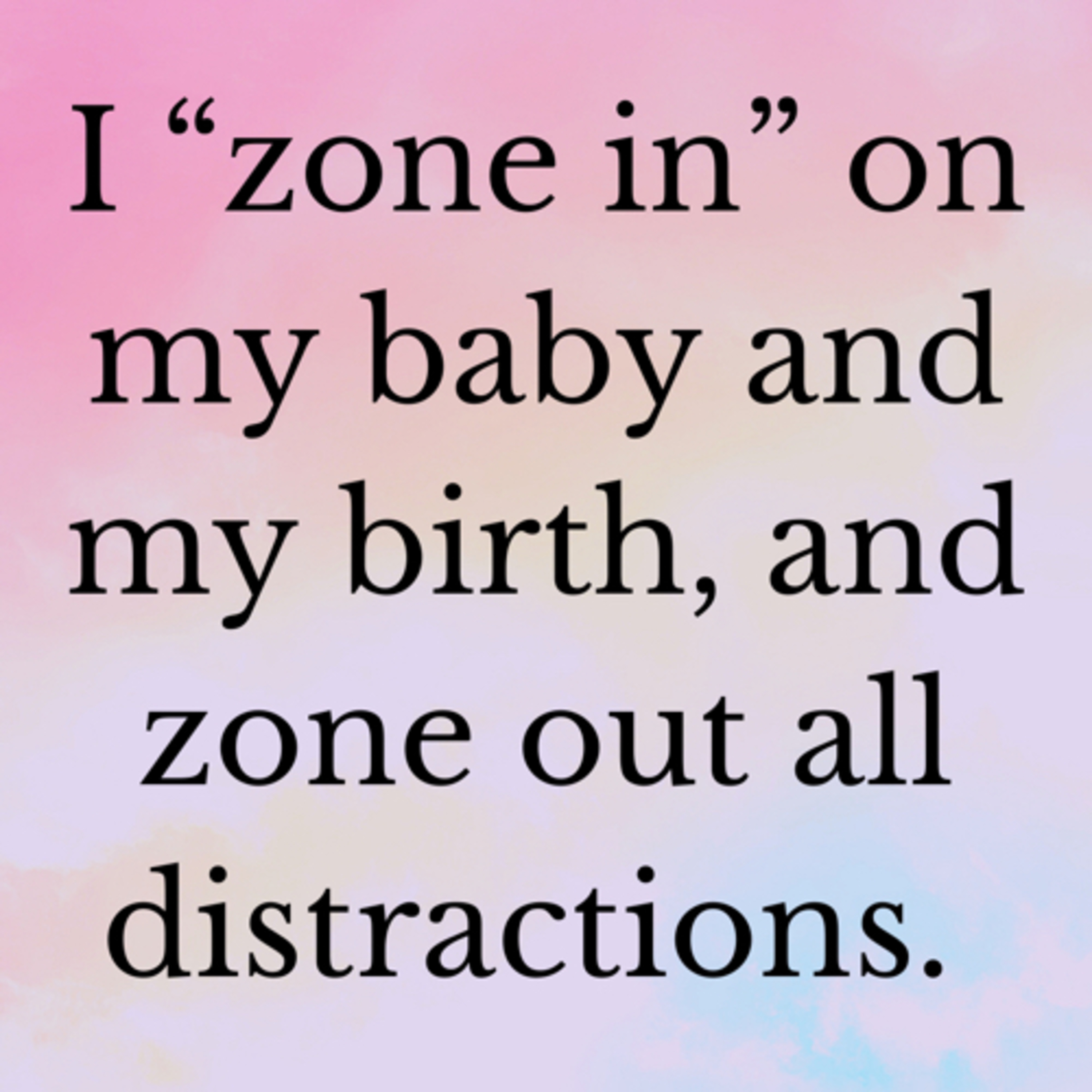 The Birth Zone