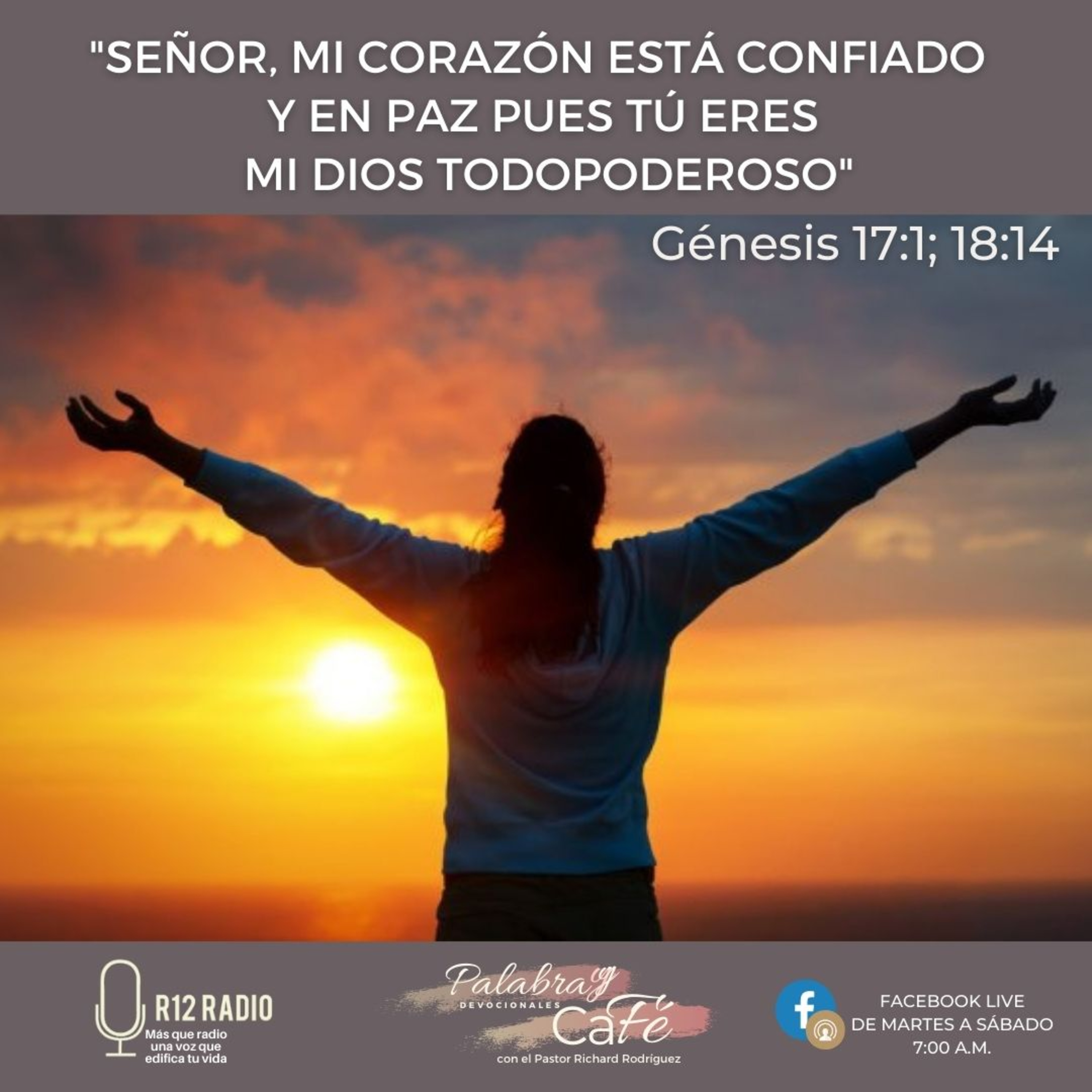 Señor, mi corazón está confiado y en paz pues Tú eres mi Dios Todopoderoso.  episode artwork
