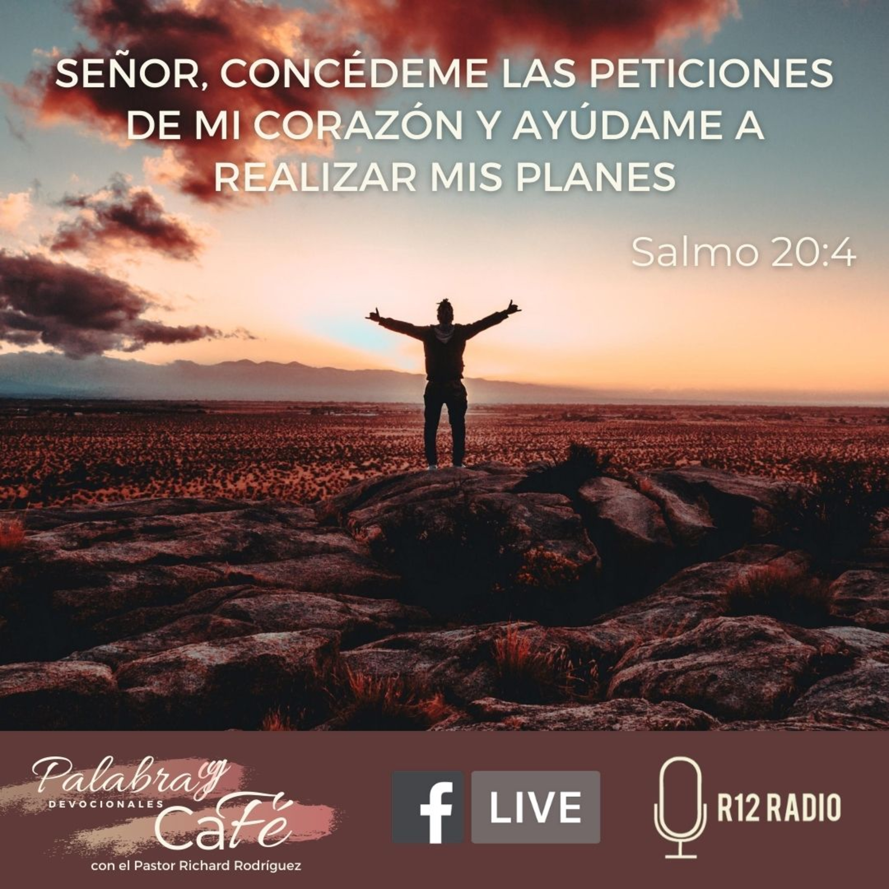 Señor, concédeme las peticiones de mi corazón y ayúdame a realizar mis planes - Salmo 20:4 episode artwork