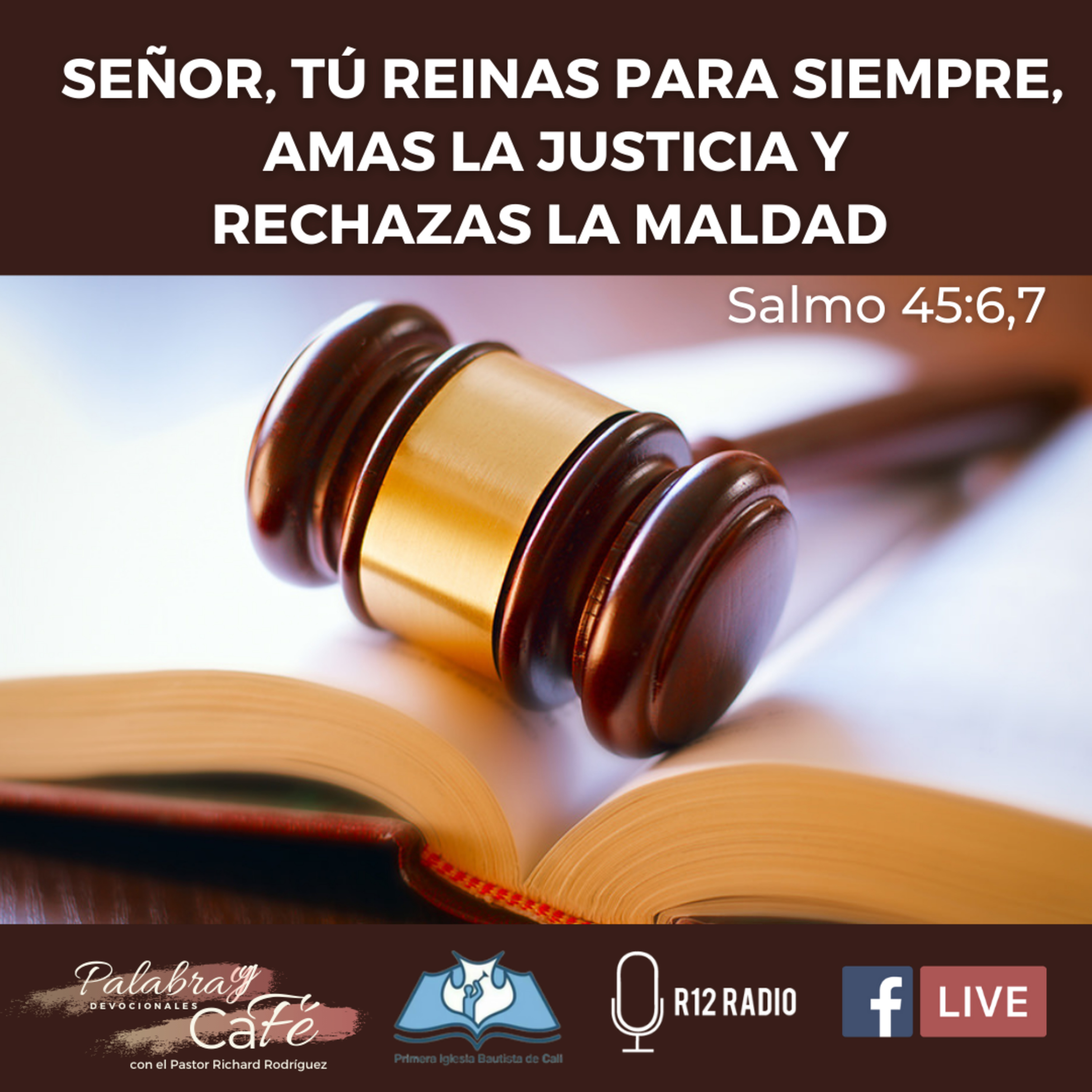 Señor, Tú reinas para siempre, amas la justicia y rechazas la maldad - Salmo 45;6,7 episode artwork