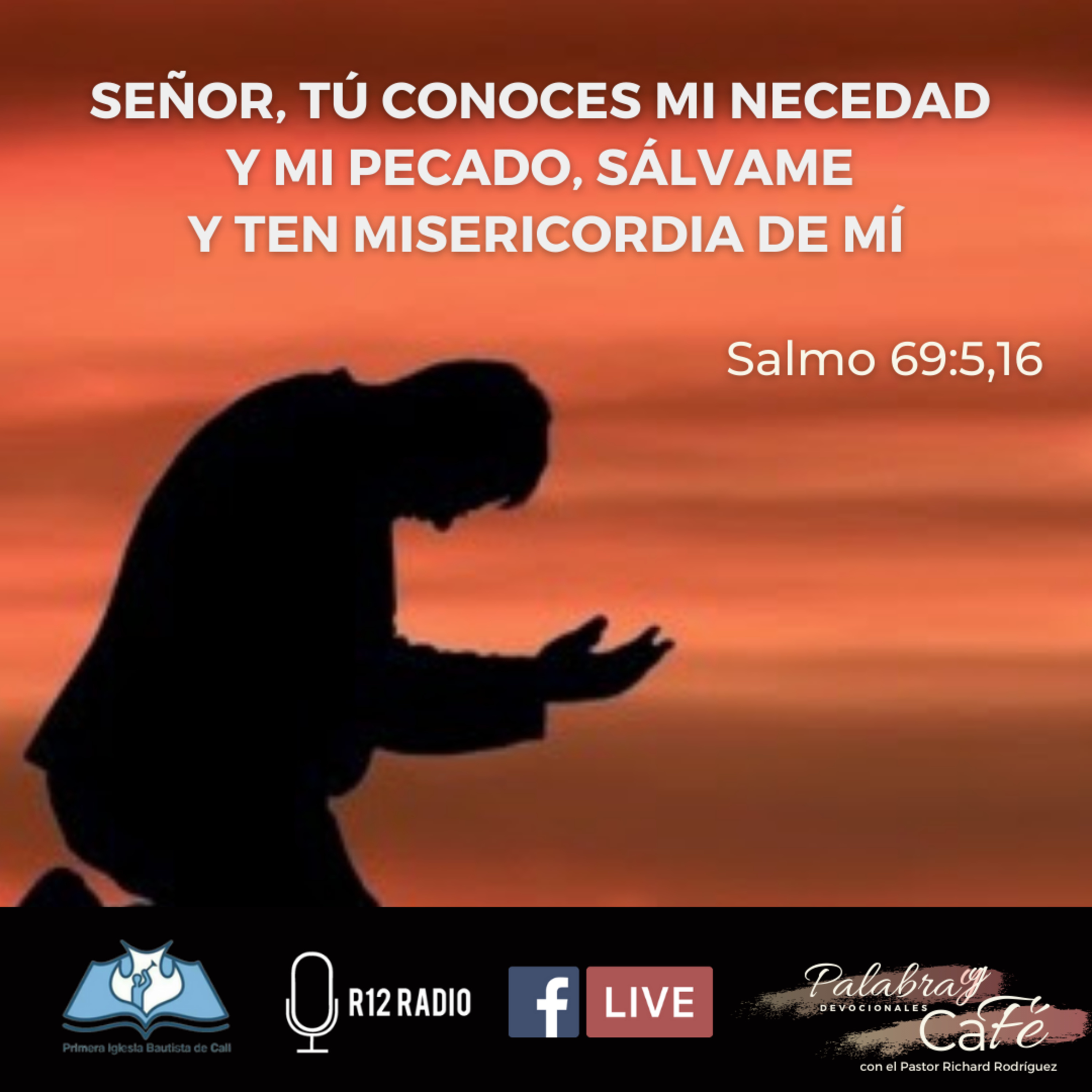 SEÑOR, TÚ CONOCES MI NECEDAD Y MI PECADO, SÁLVAME Y TEN MISERICORDIA DE MÍ. SALMO 69:5,16 episode artwork