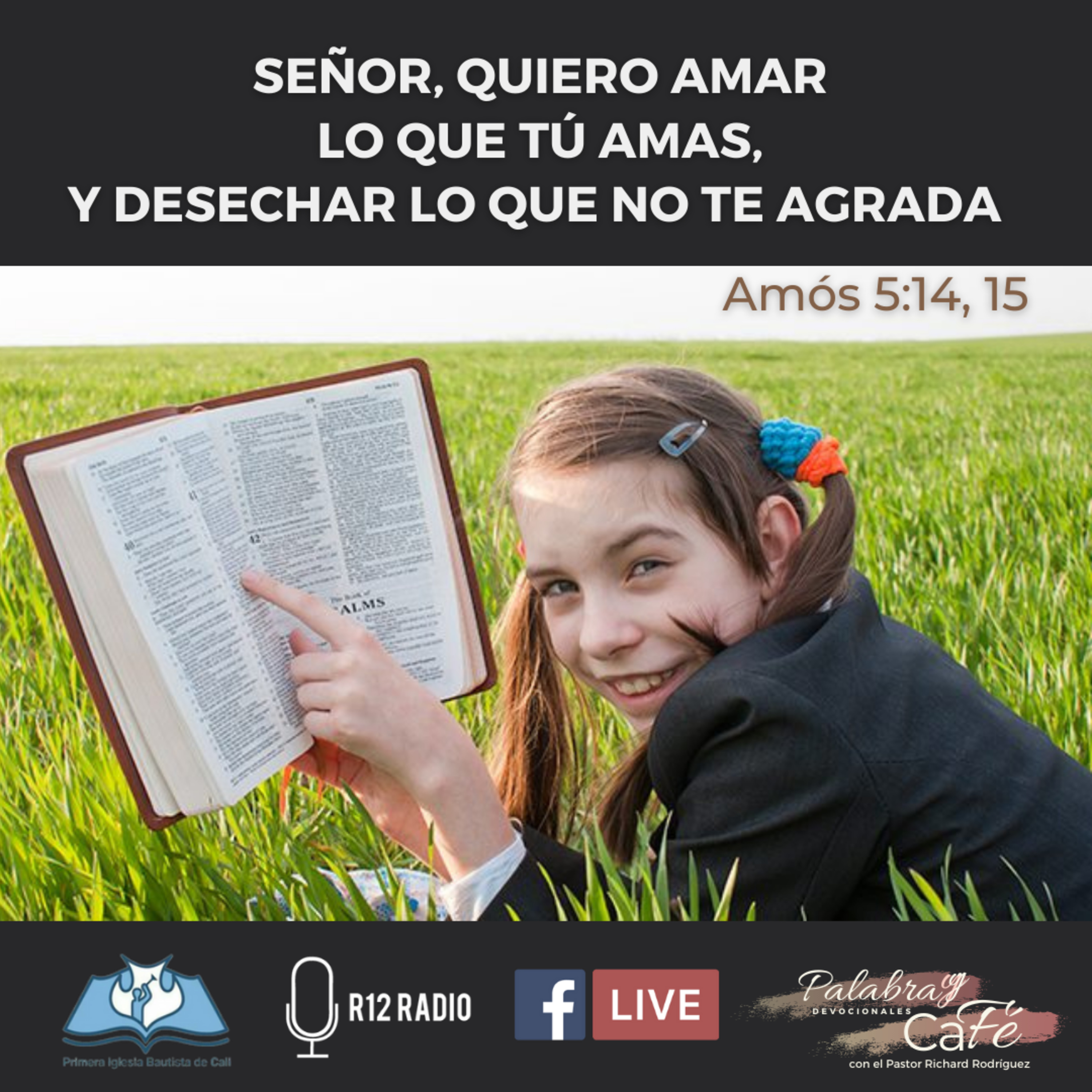 SEÑOR, QUIERO AMAR LO QUE TÚ AMAS Y DESECHAR LO QUE NO TE AGRADA. AMÓS 5:14,15 episode artwork