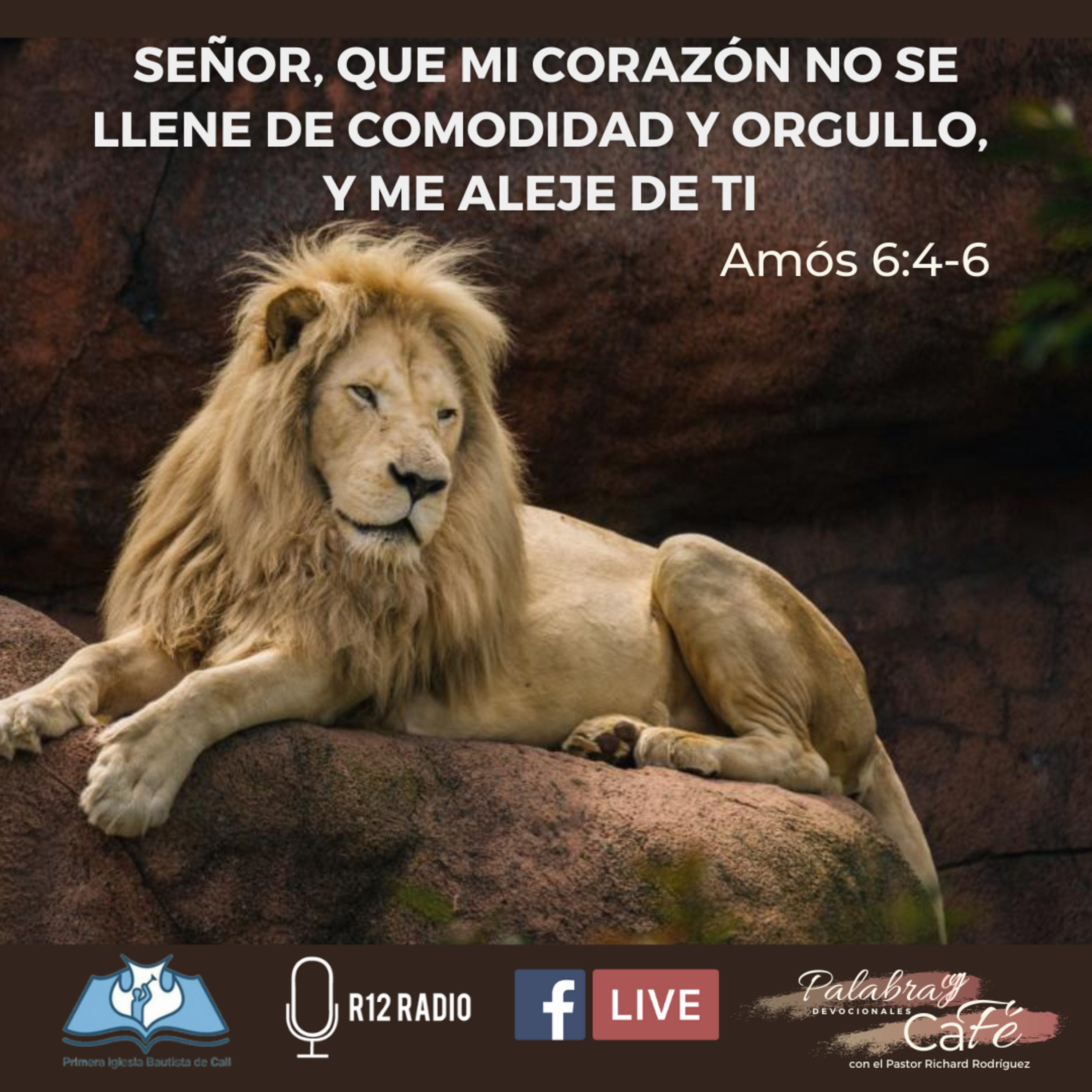 SEÑOR, QUE MI CORAZÓN NO SE LLENE DE COMODIDAD Y ORGULLO Y ME ALEJE DE TI. Amós 6:4-6 episode artwork