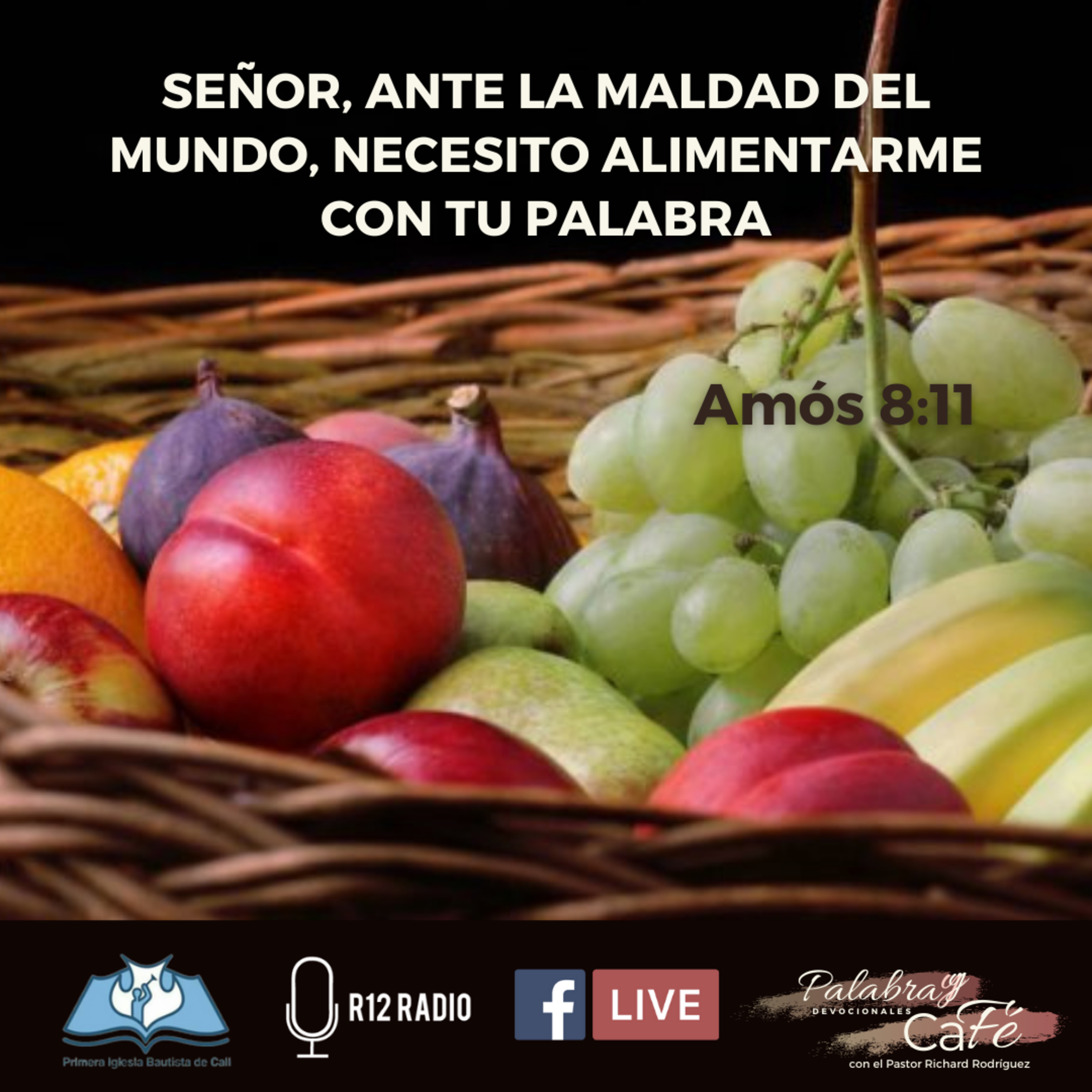 SEÑOR, ANTE LA MALDAD DEL MUNDO, NECESITO ALIMENTARME CON TU PALABRA. AMÓS 8:11 episode artwork