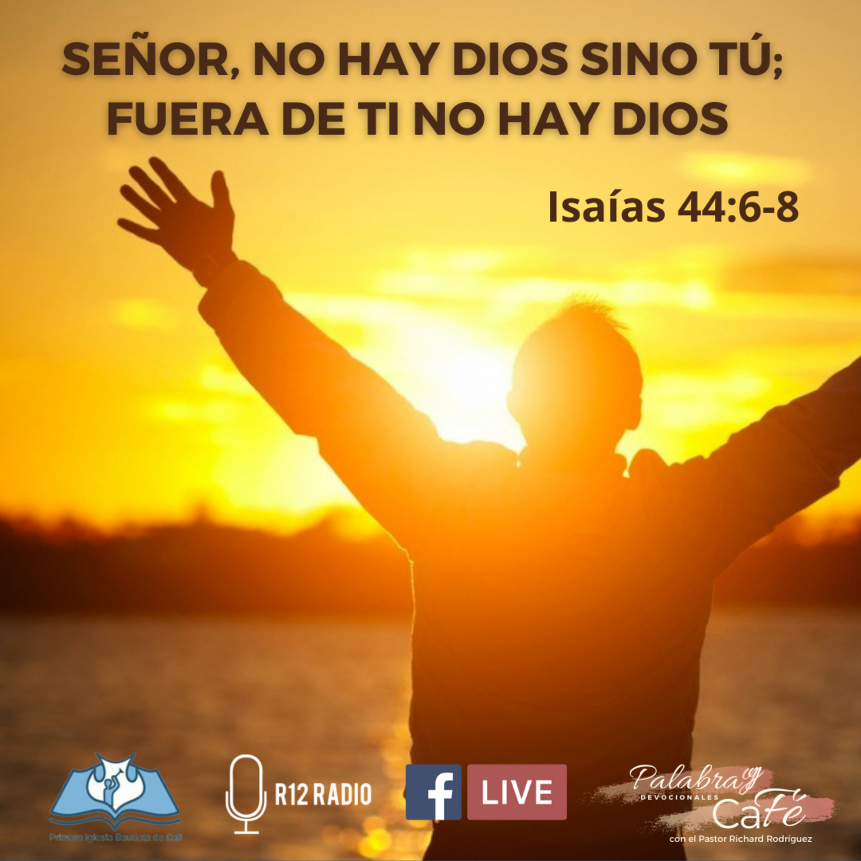 SEÑOR, NO HAY DIOS SINO TÚ; FUERA DE TI NO HAY DIOS. Isaías 44:6-8. episode artwork