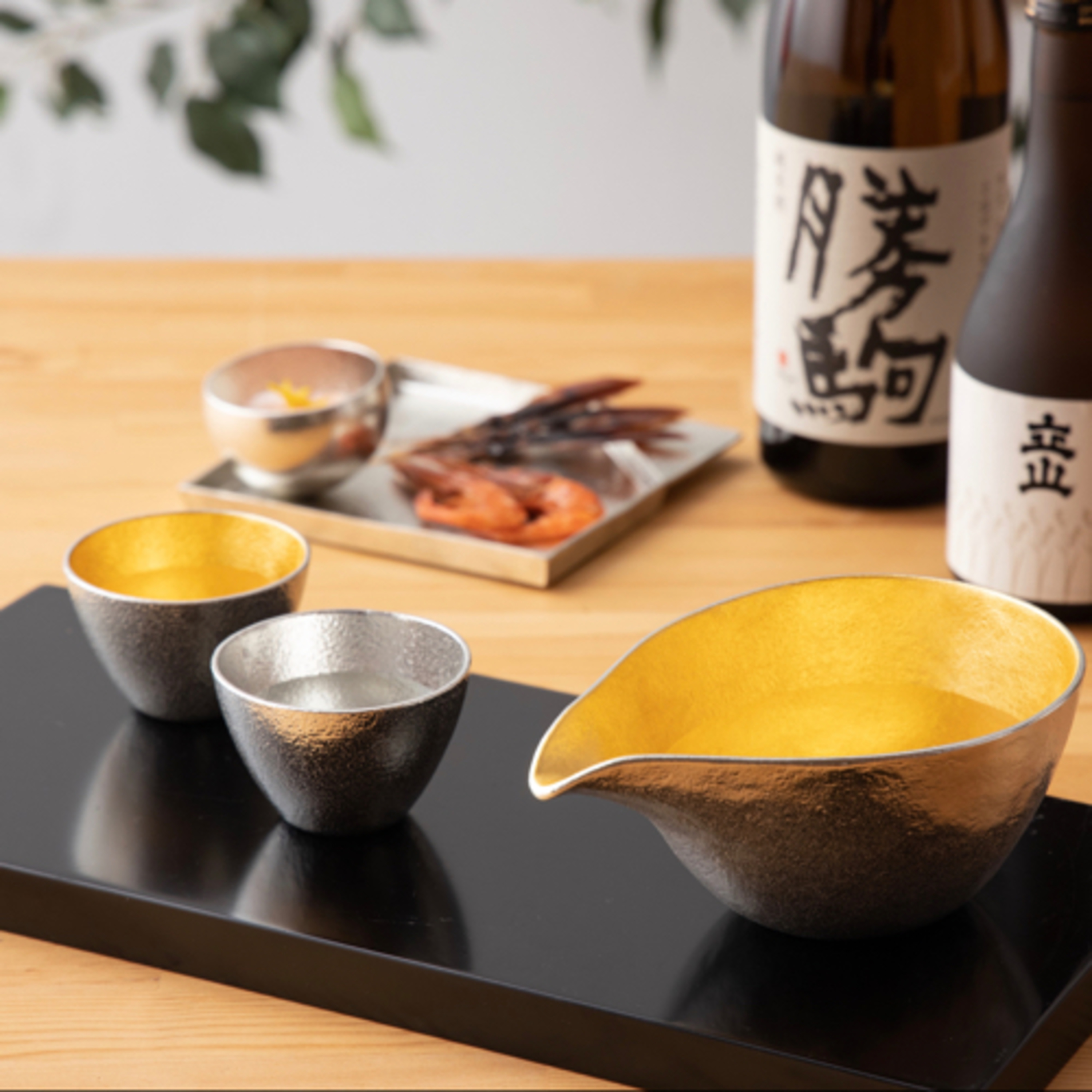 錫とガラスと冷酒と・・・
