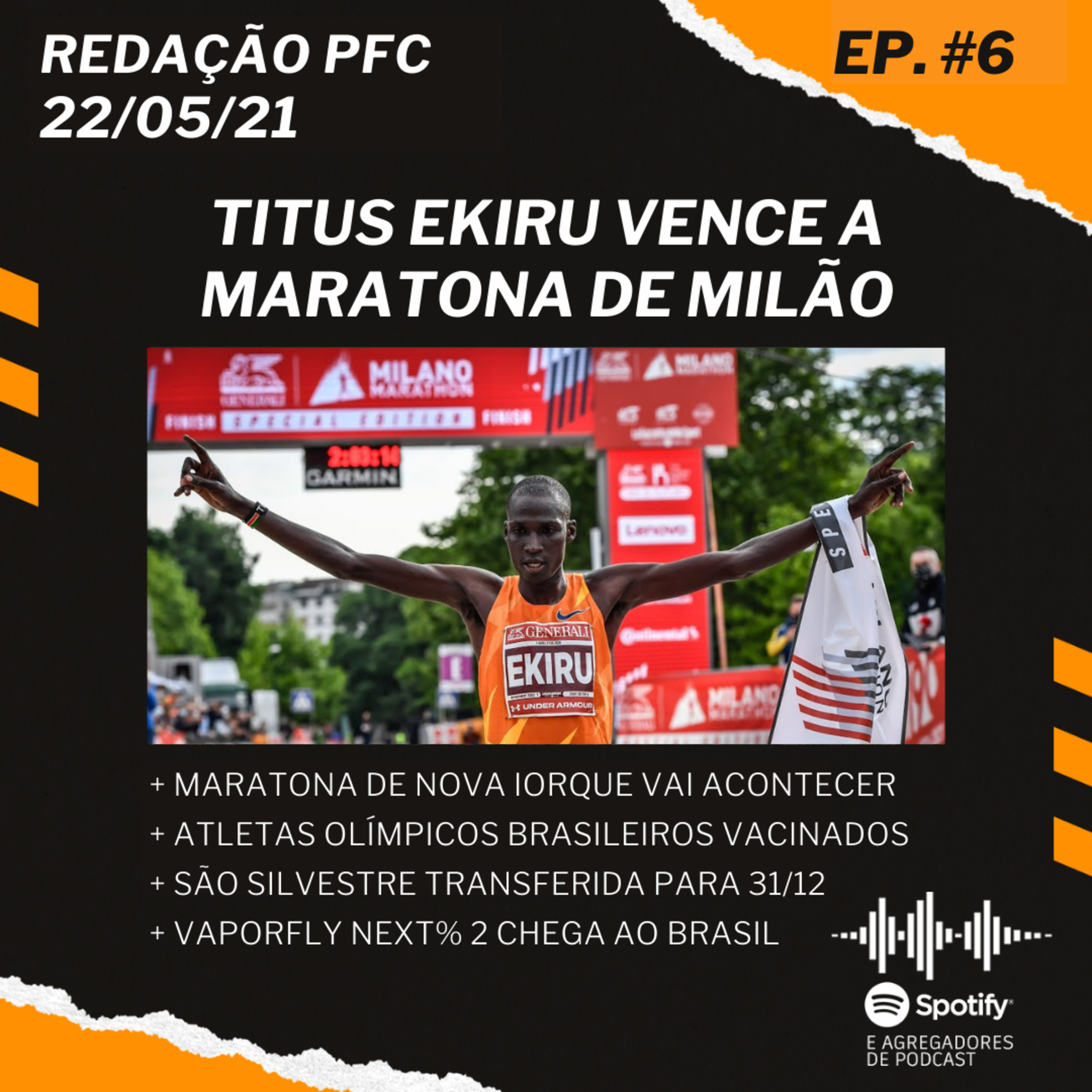 Redação PFC 06 - Maratona de Milão, Maratona de Nova York, Vaporfly Next% 2 e São Silvestre episode artwork