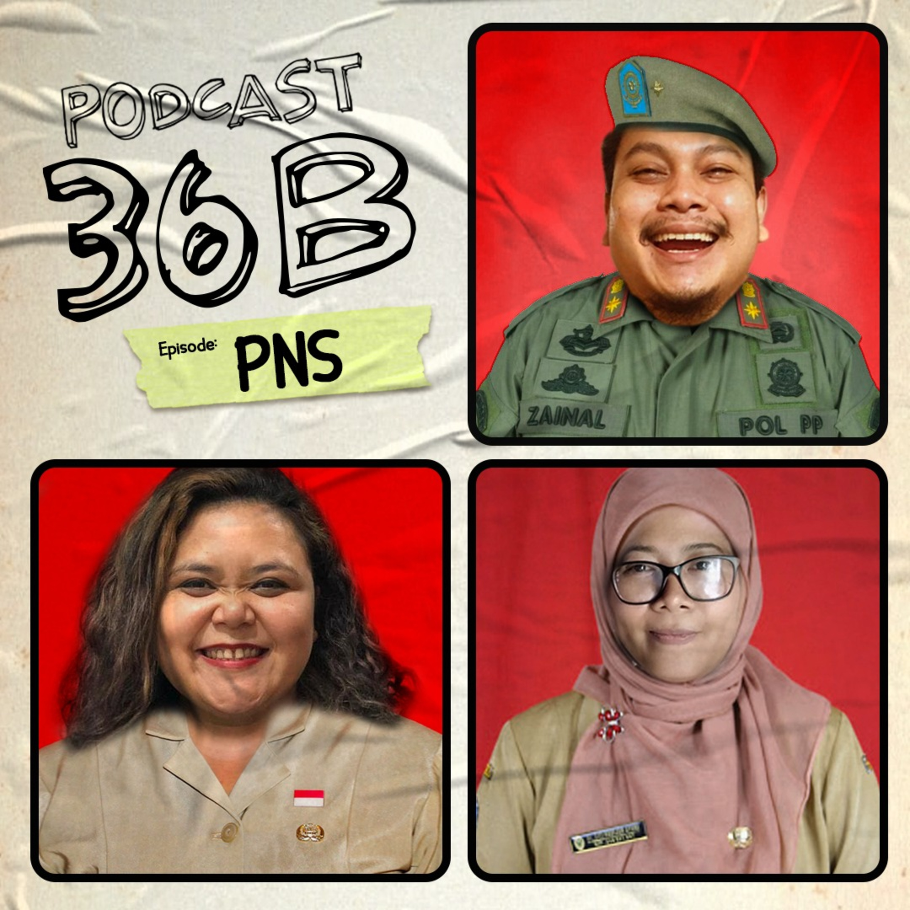 36B (3 orang 6 Bibir)