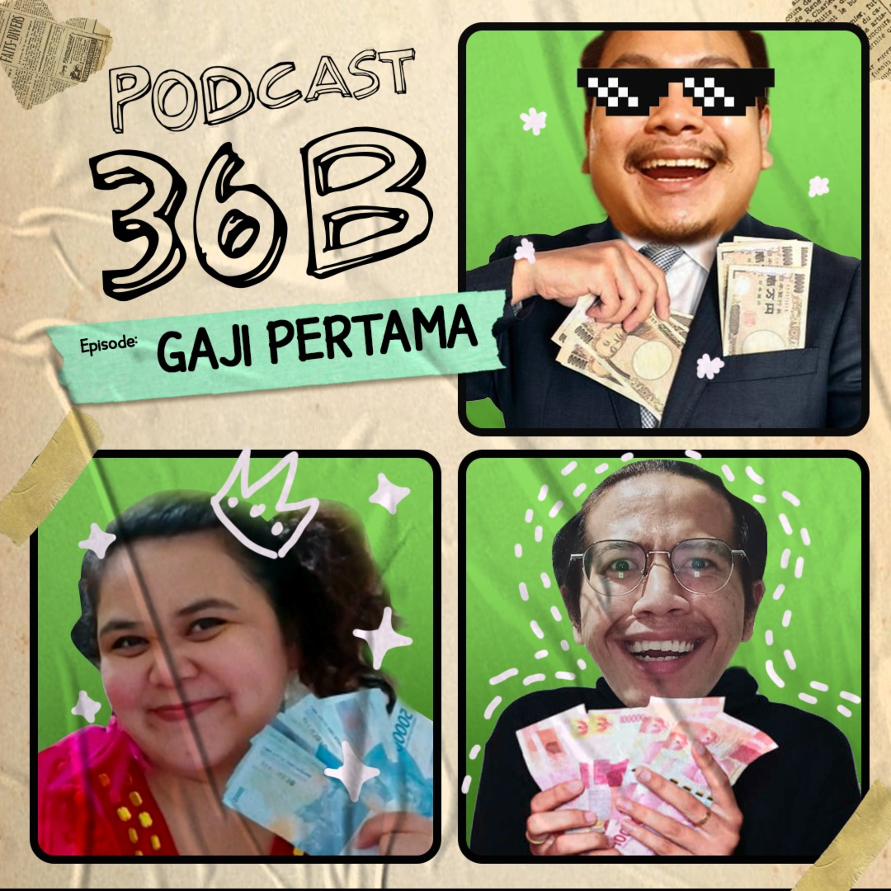 36B (3 orang 6 Bibir)