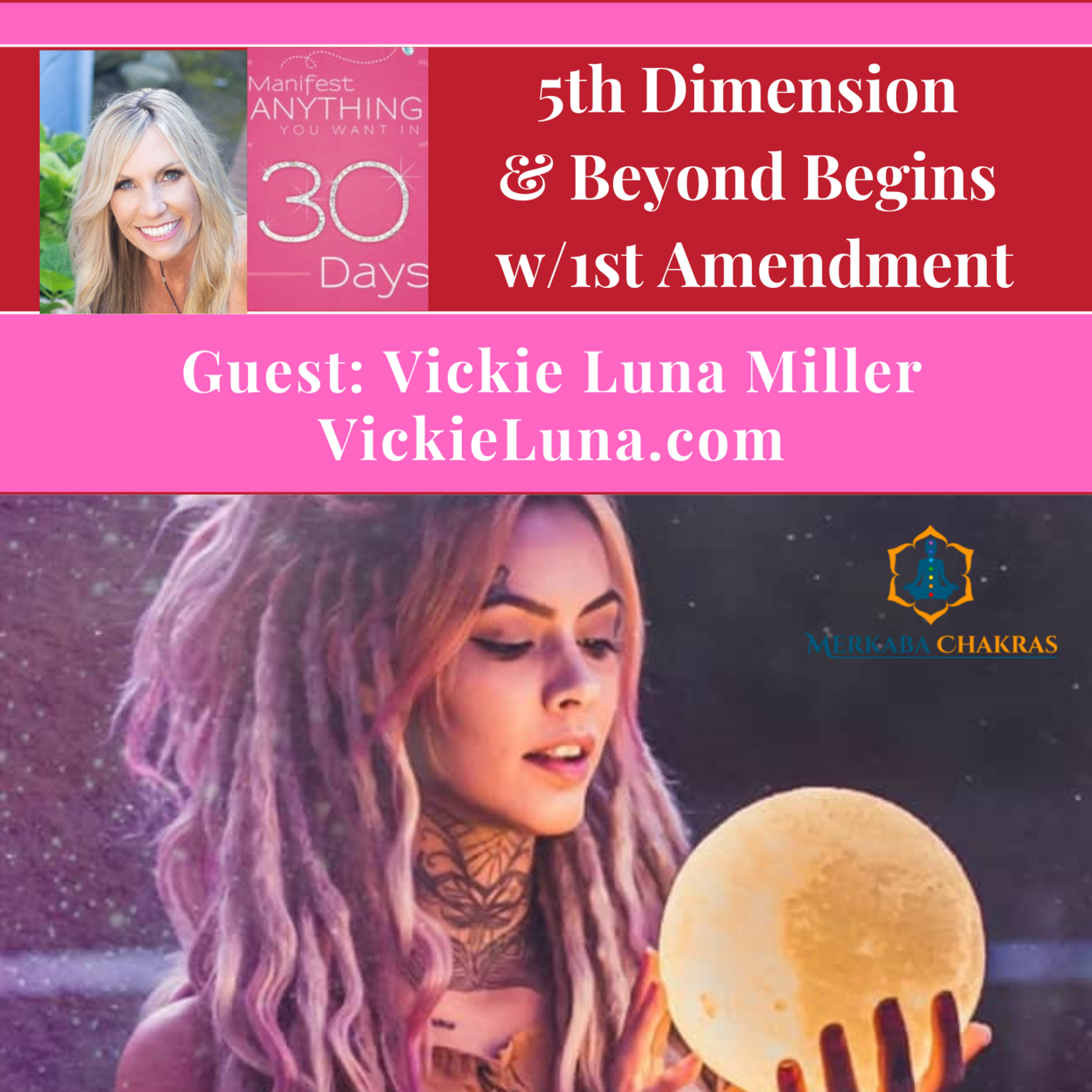 5th Dimension & Beyond Begins w/1st Amendment w/Vickie Luna episode artwork