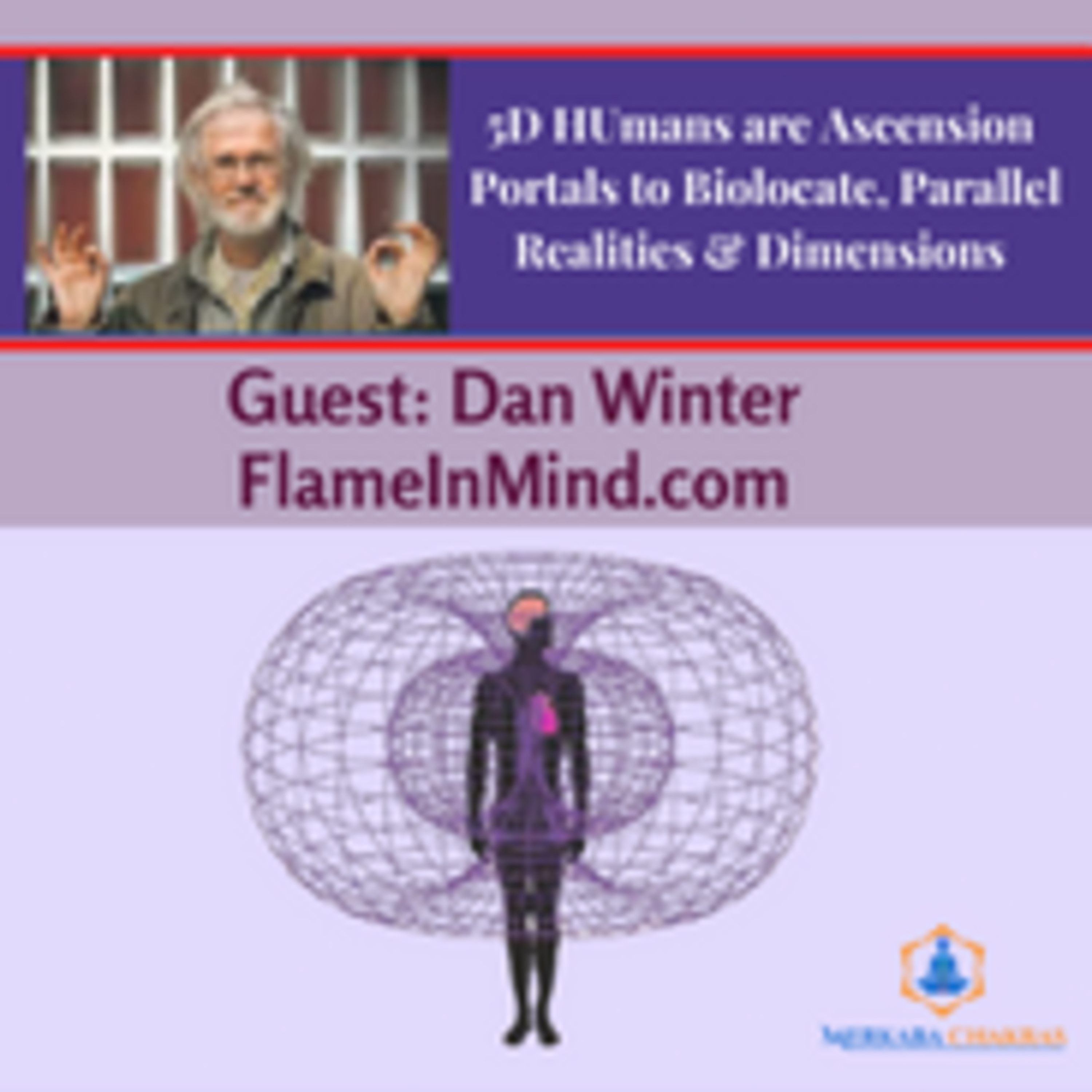 5D HUmans are Ascension Portals to Biolocate, Parallel Realities & Dimensions w/Dan Winter: Mekaba Chakras #90 episode artwork