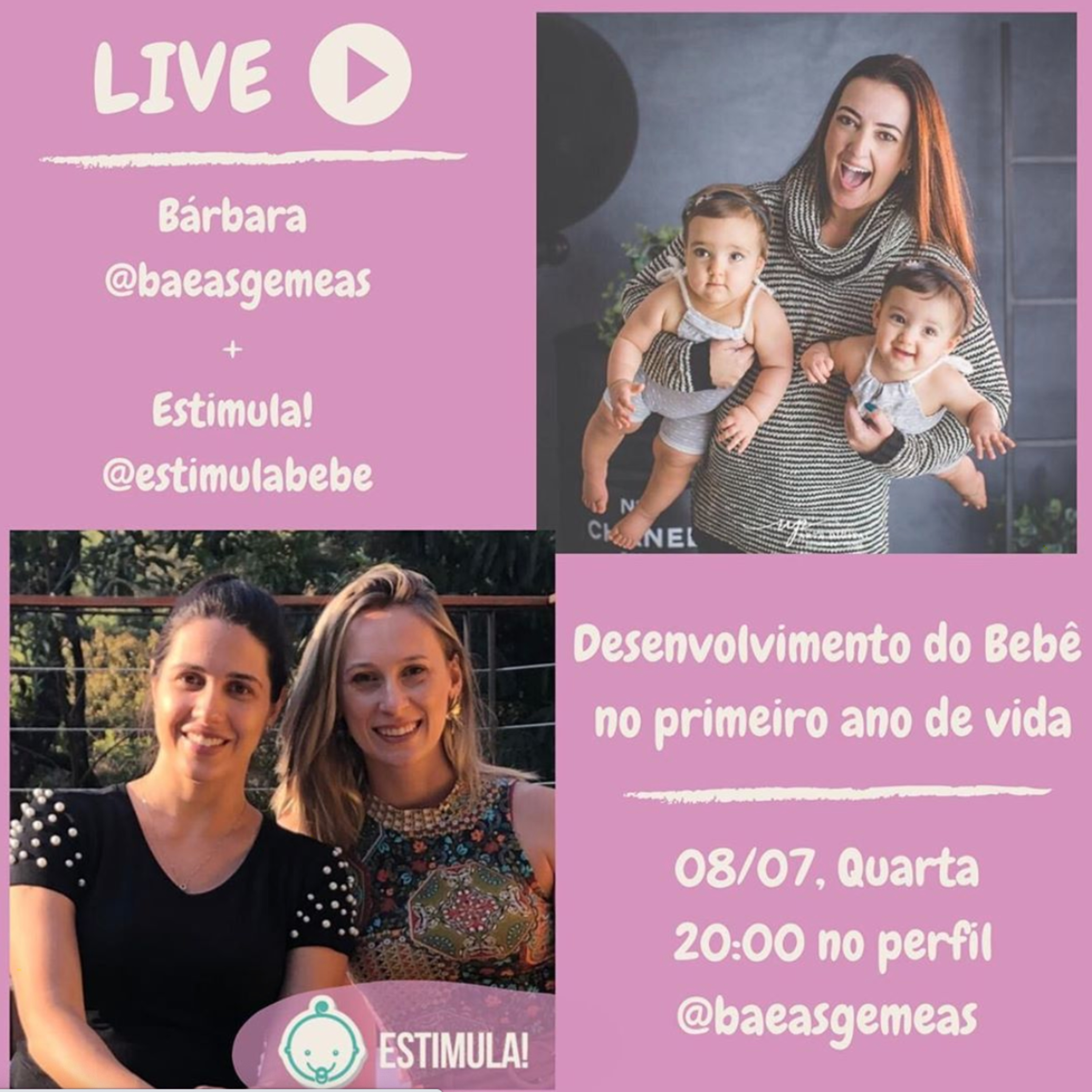 Ba e as Gêmeas - Compartilhando vida real!