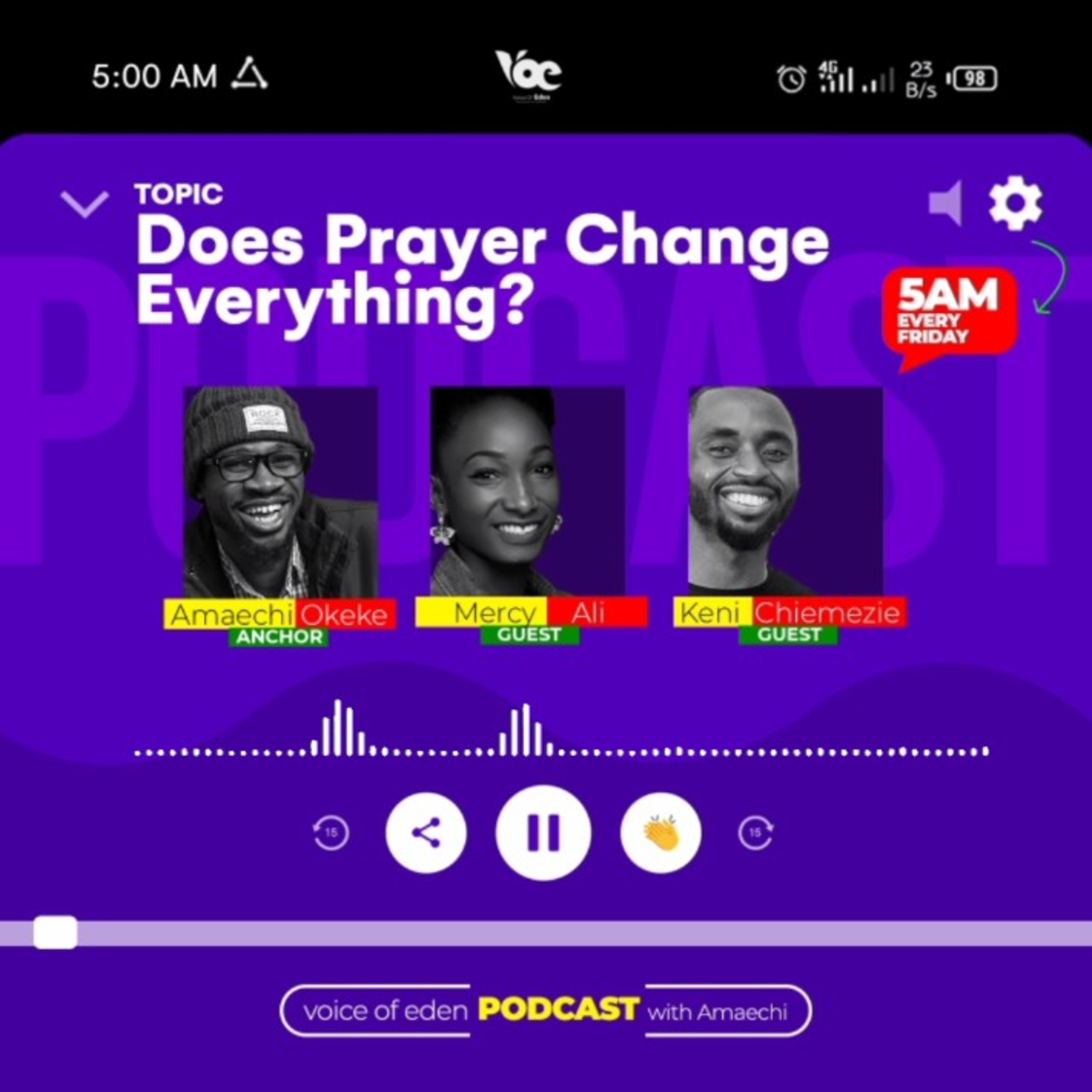 Voice of Eden with Amaechi