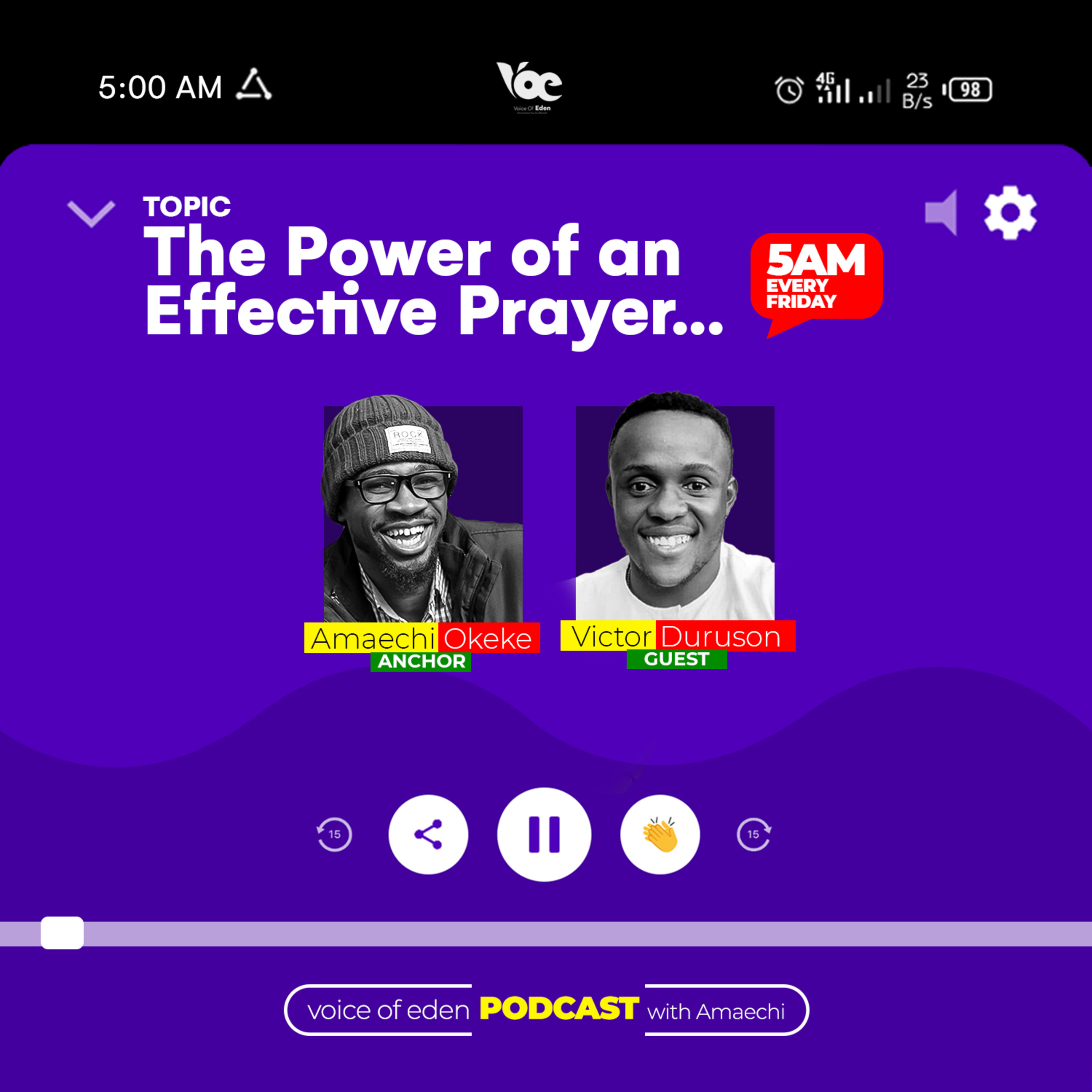 Voice of Eden with Amaechi
