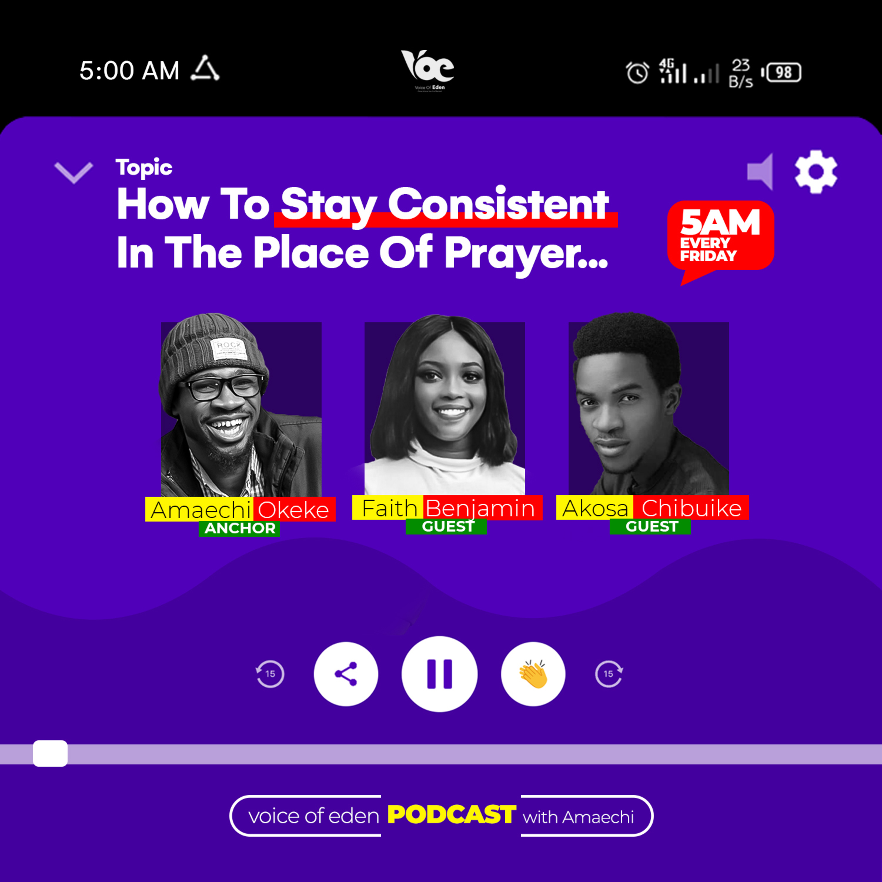 Voice of Eden with Amaechi