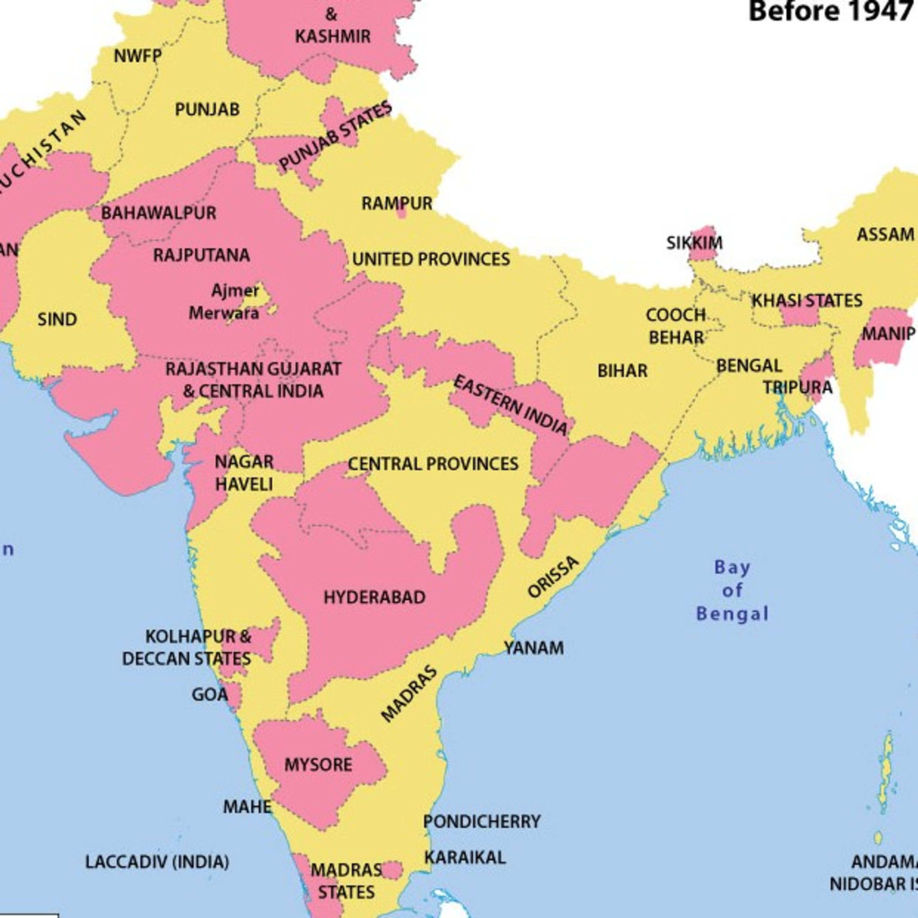 The States of India : How were they formed?