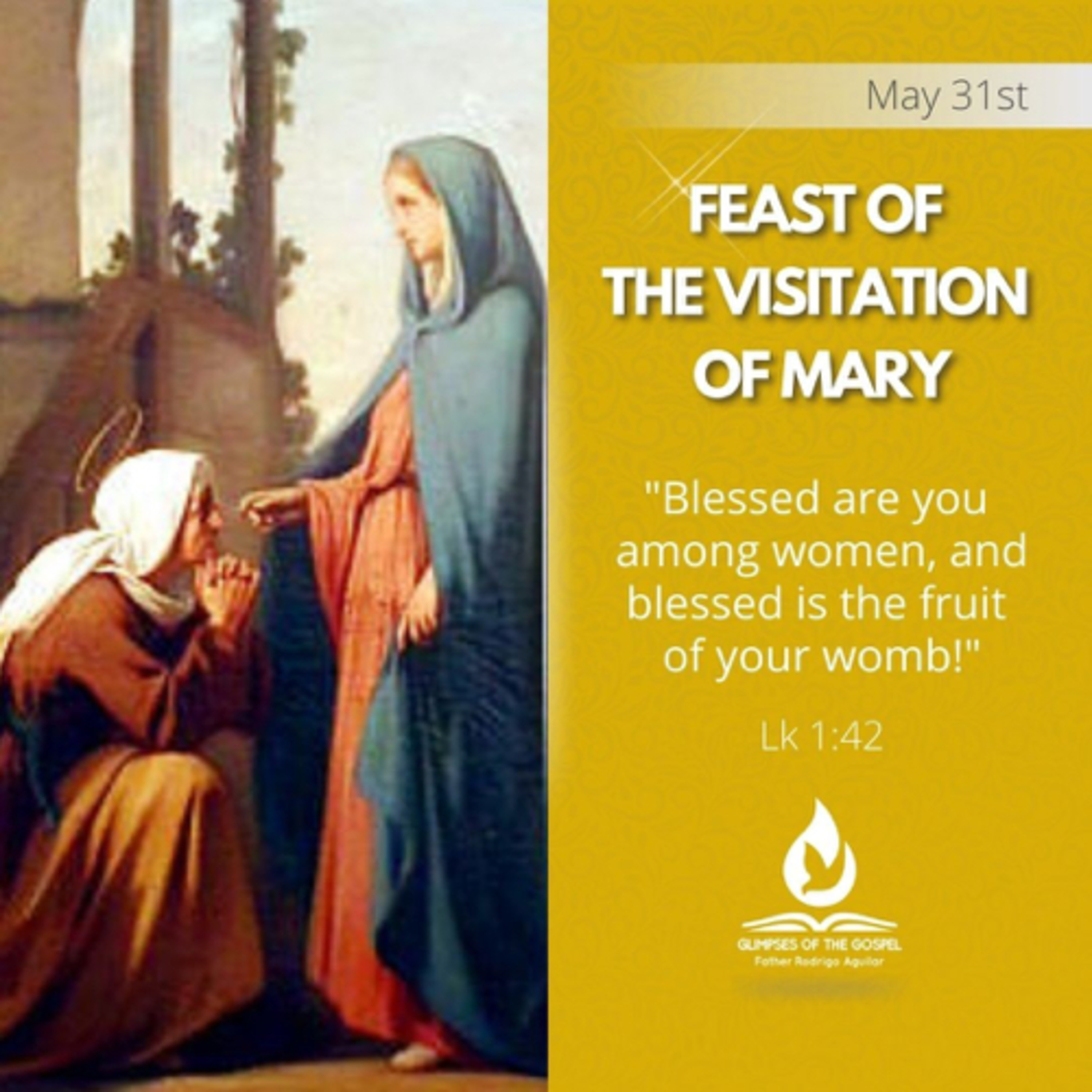 May 31st 2023 - Feast of the Visitation of the Blessed Virgin Mary episode artwork