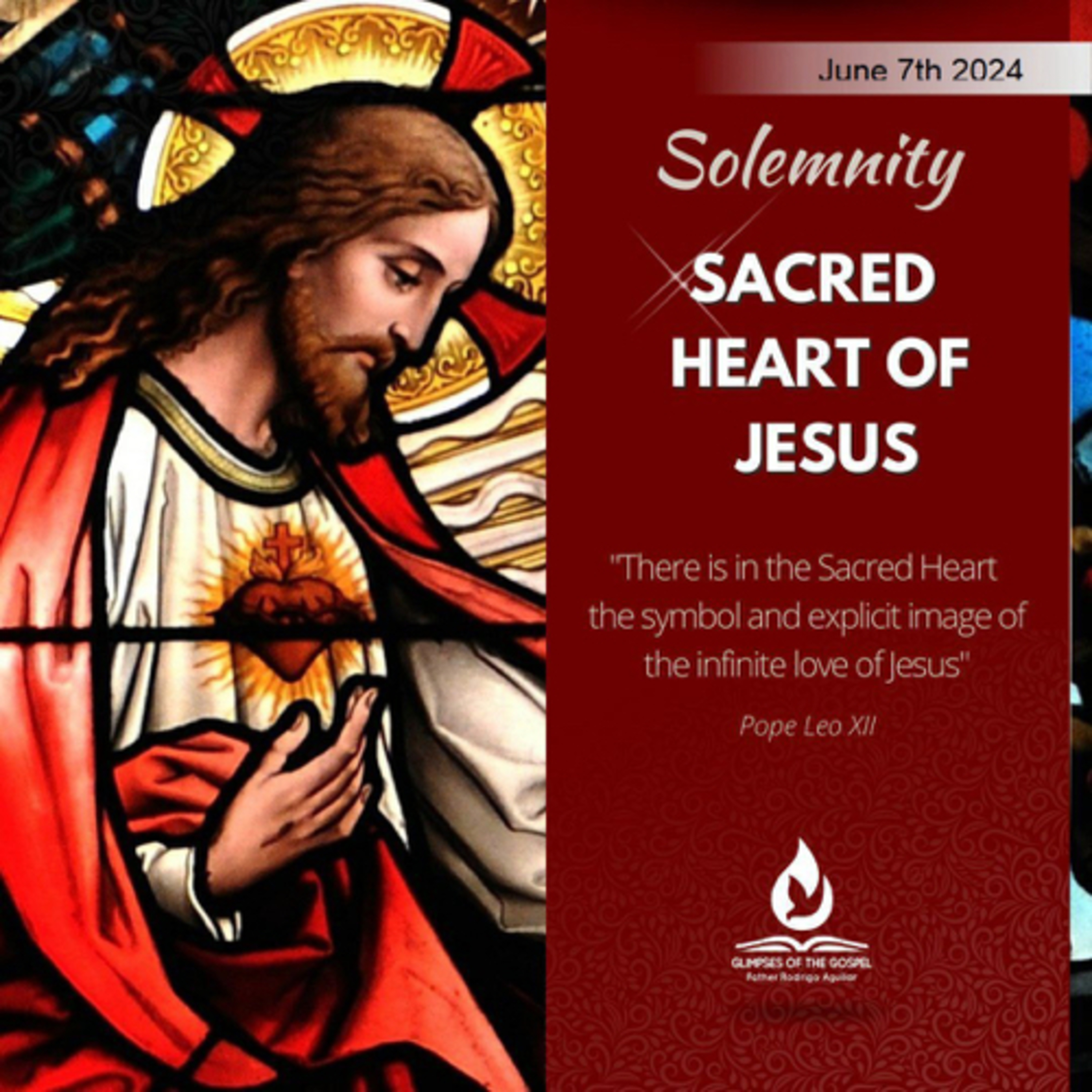 Friday, June 7th, 2024 - Solemnity of Most Sacred Heart of Jesus episode artwork
